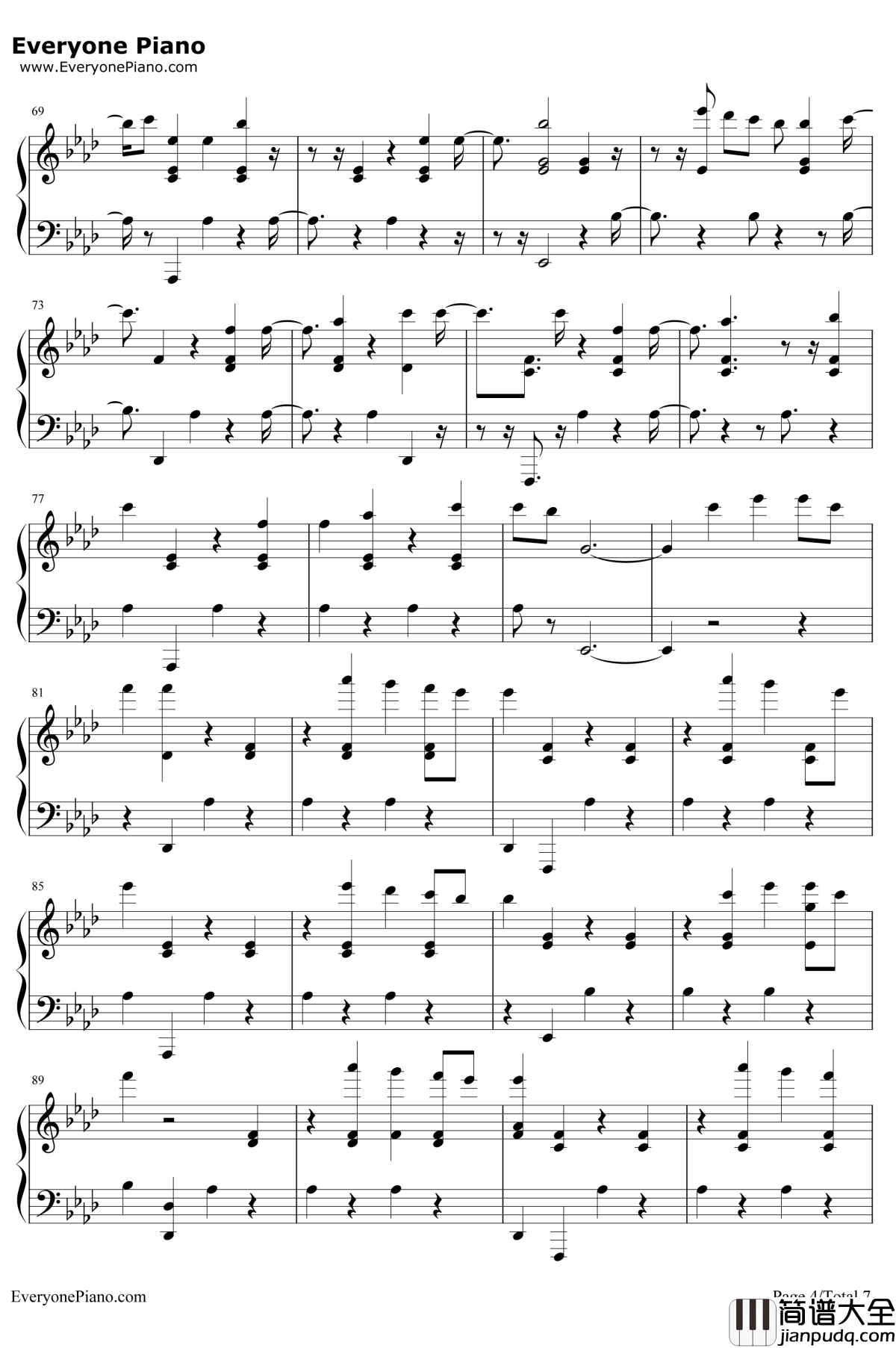 Something's_Gotta_Give钢琴谱_Camila_Cabello