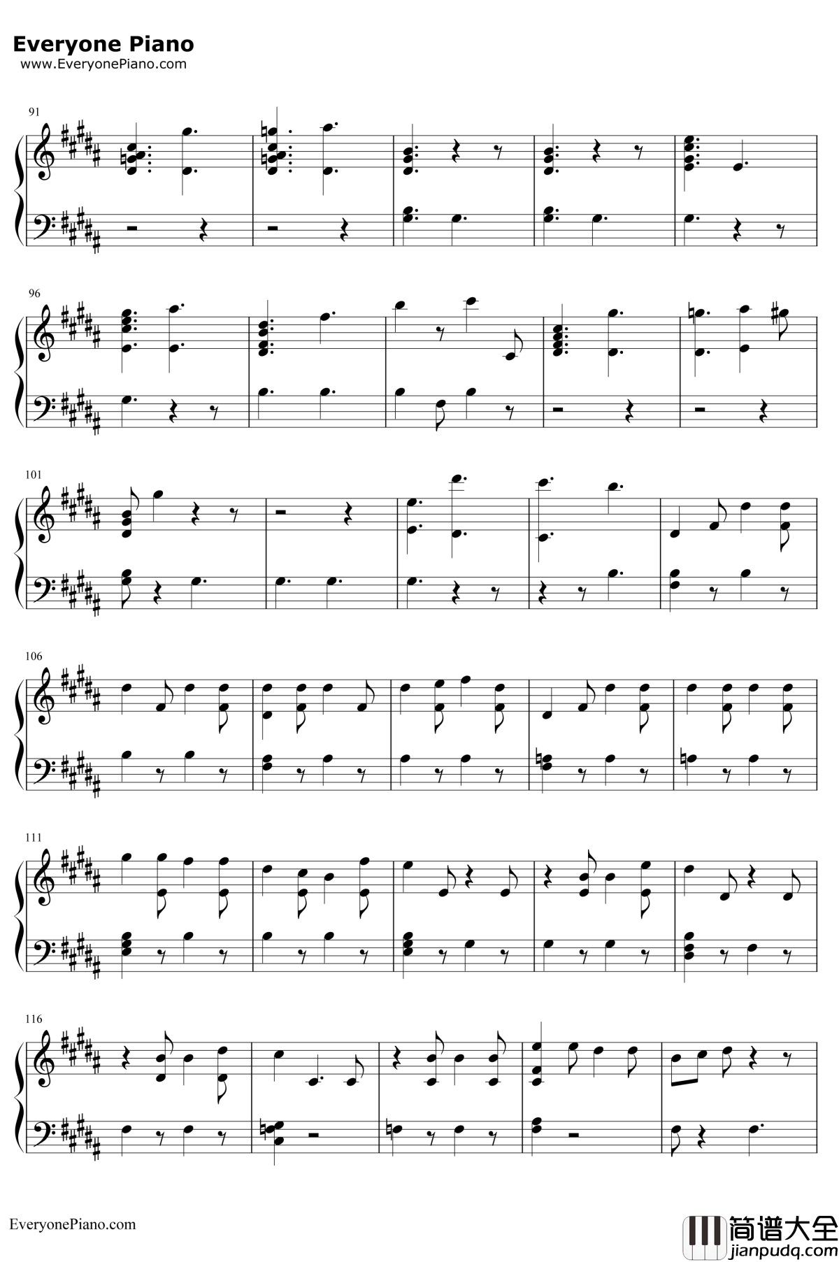 Candy_Cane_Lane钢琴谱_Sia