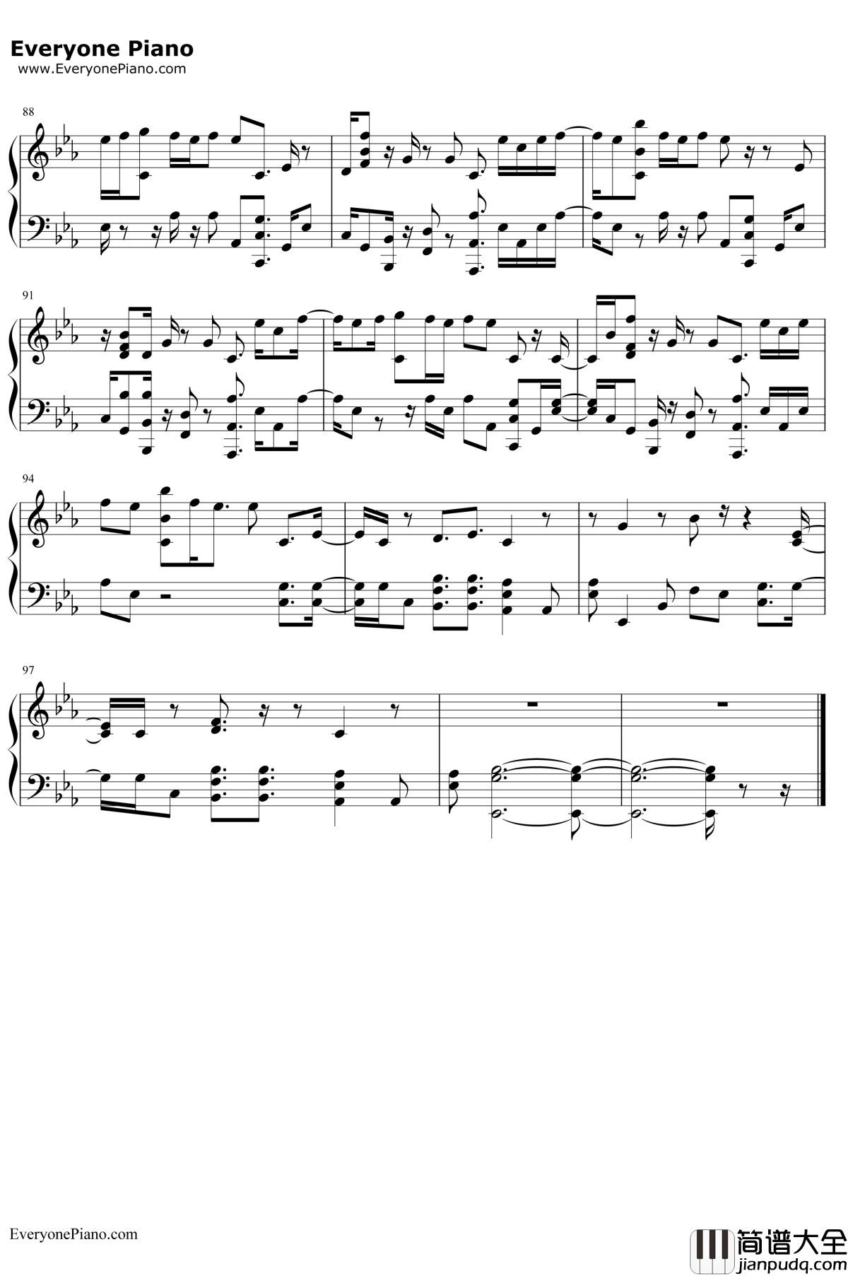 Colors钢琴谱_Jason_Derulo