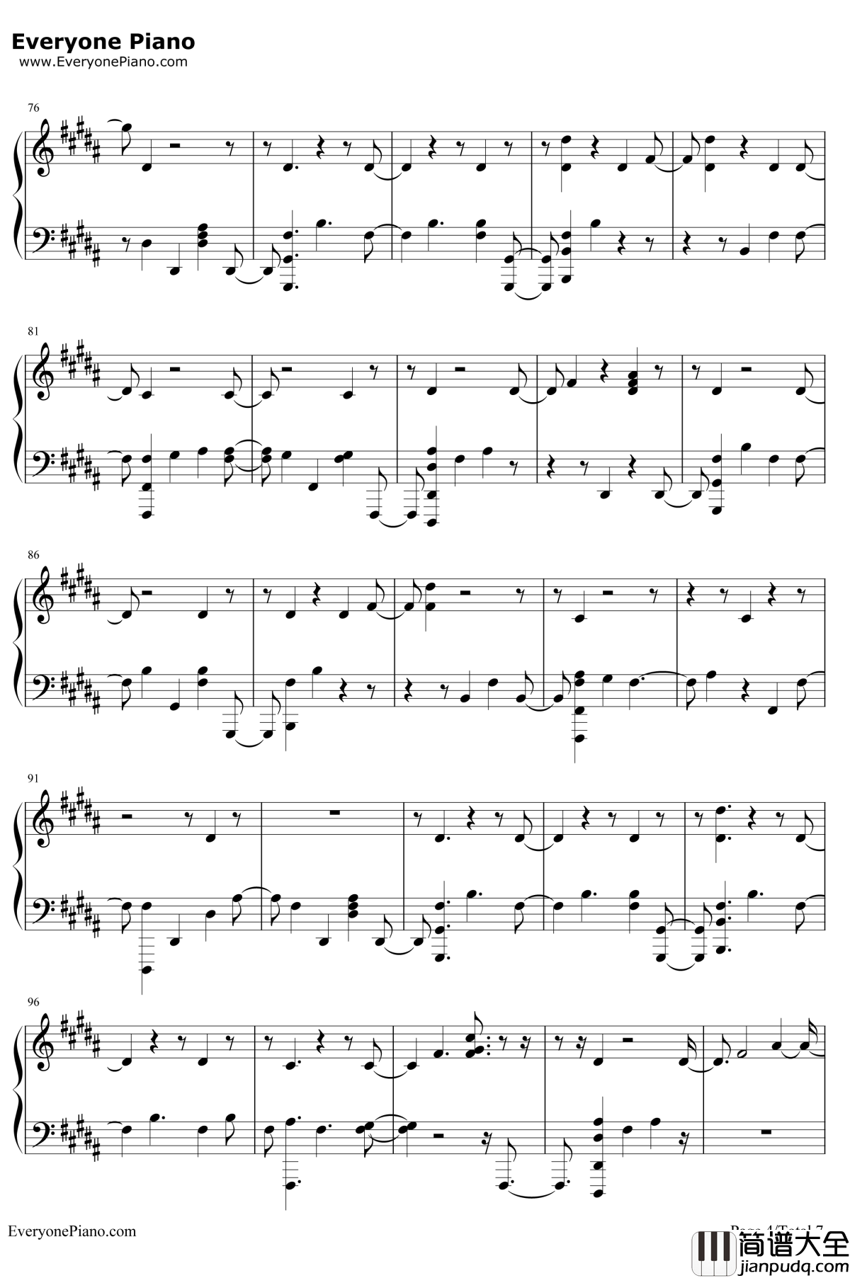 The_Champion钢琴谱_Carrie_Underwood_/_Ludacris