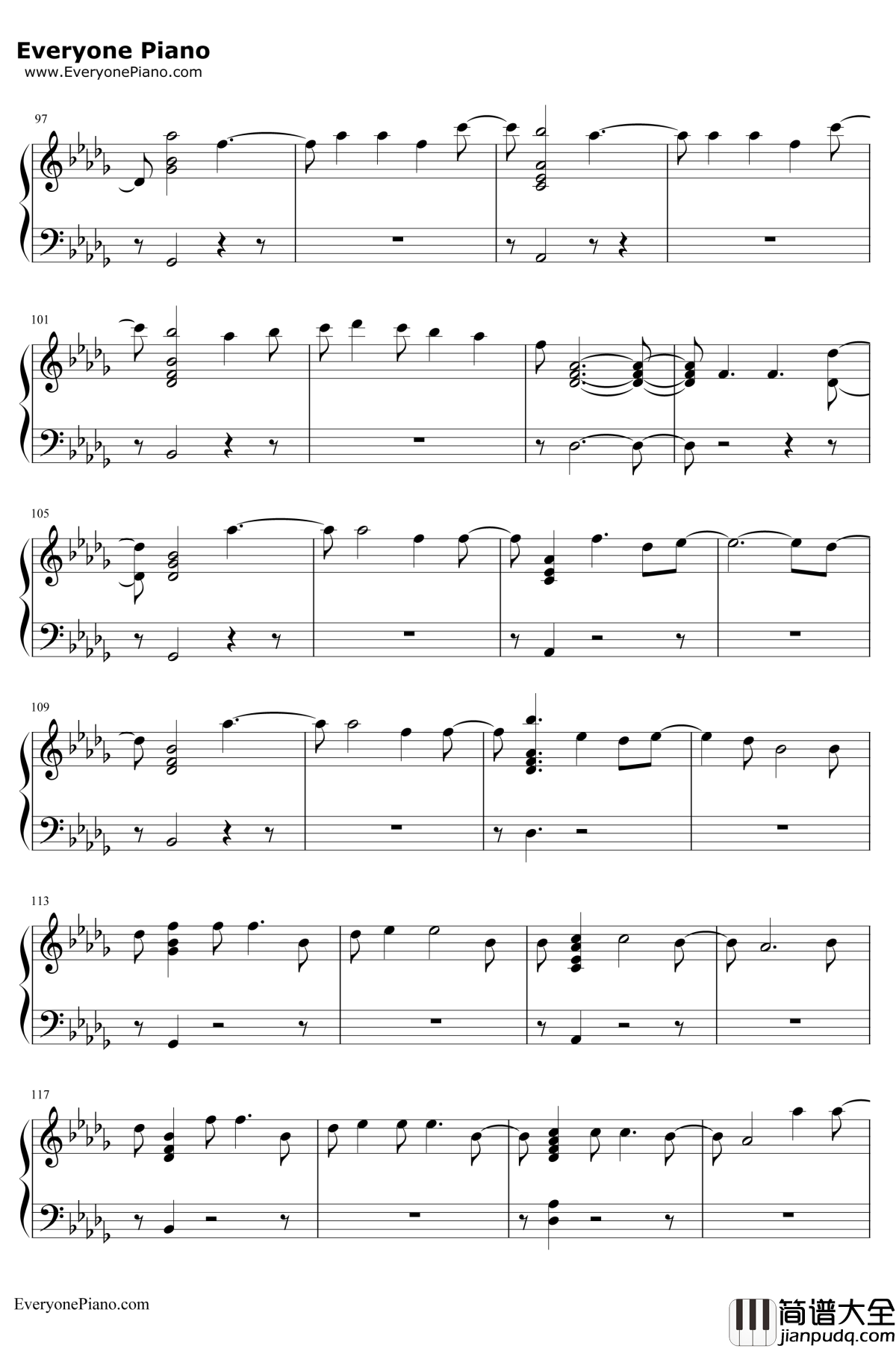 Alien钢琴谱_Jonas_Blue_/_Sabrina_Carpenter