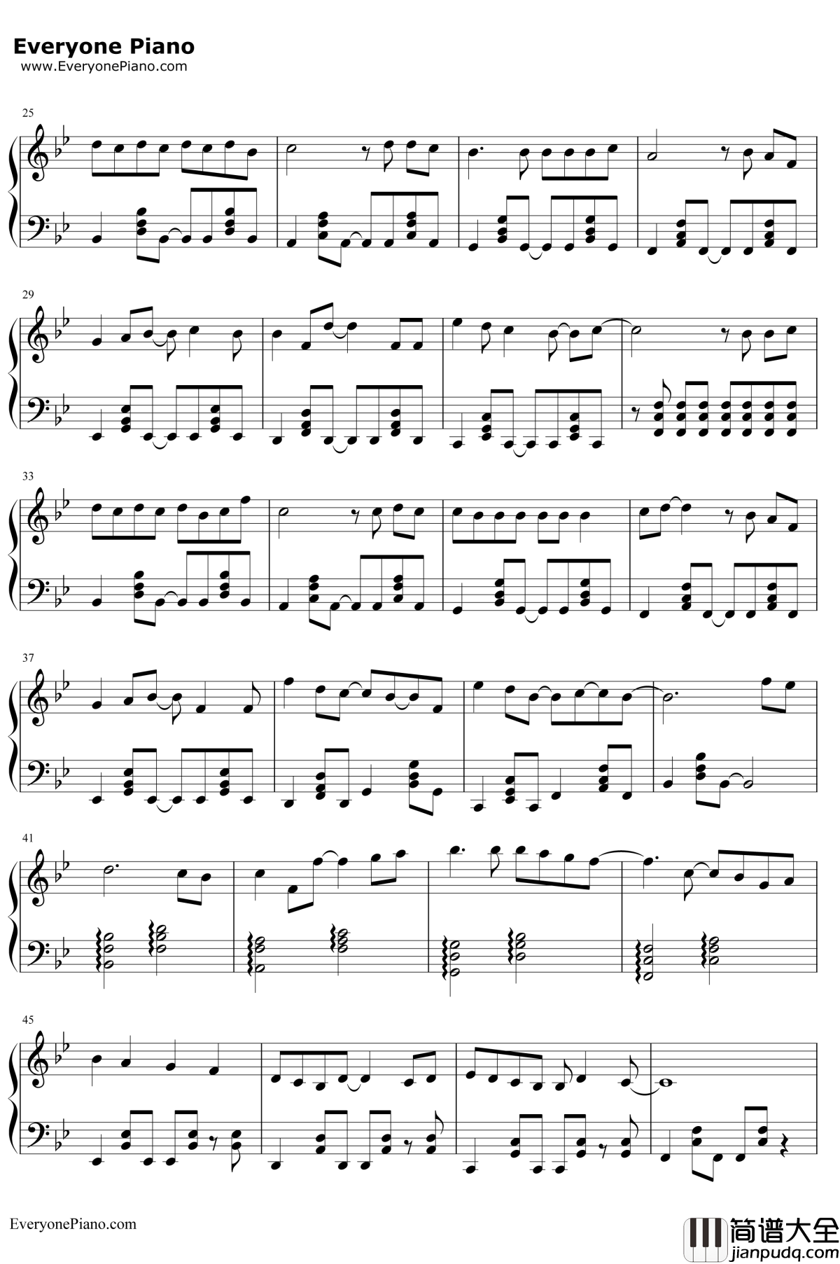 带你去旅行钢琴谱_校长