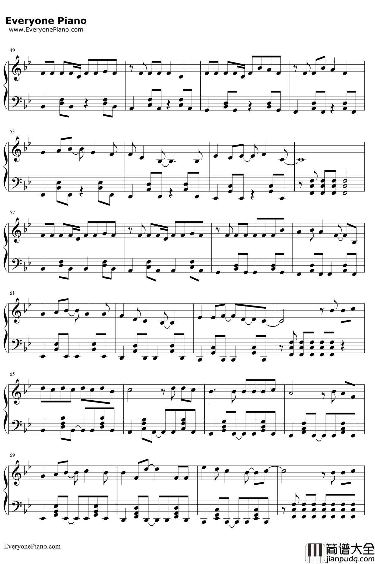 带你去旅行钢琴谱_校长