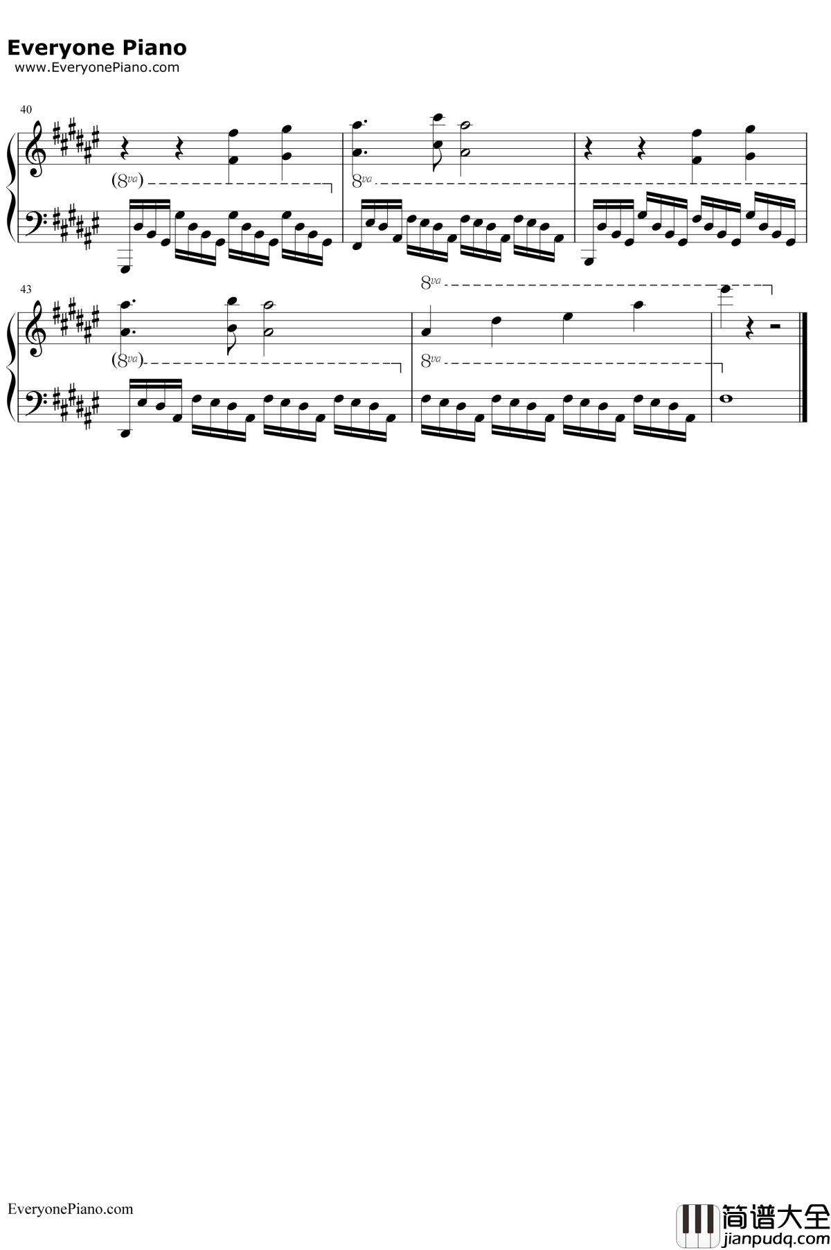 浓情淡如你钢琴谱_周深