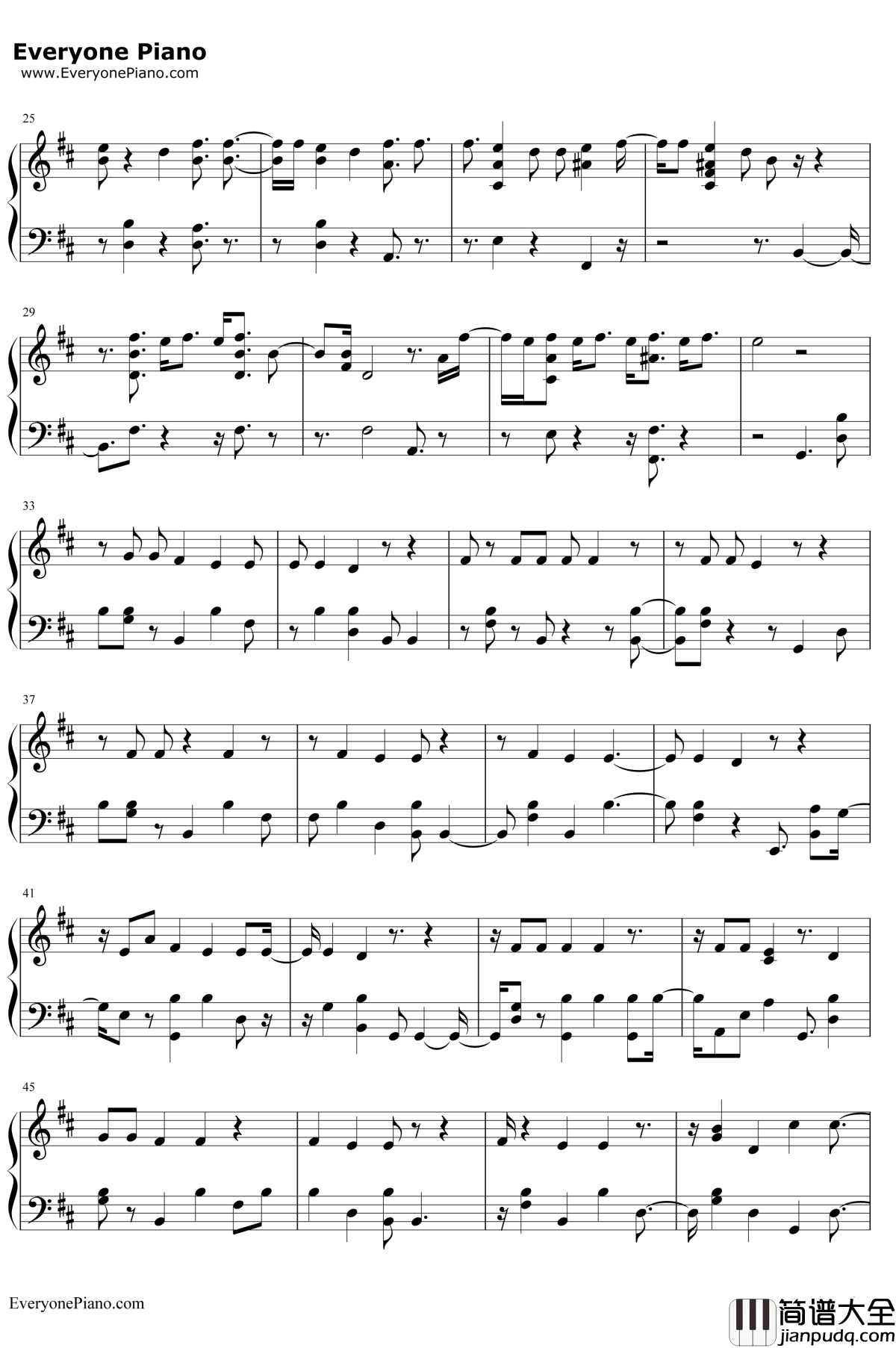 Sick_Boy钢琴谱_The_Chainsmokers