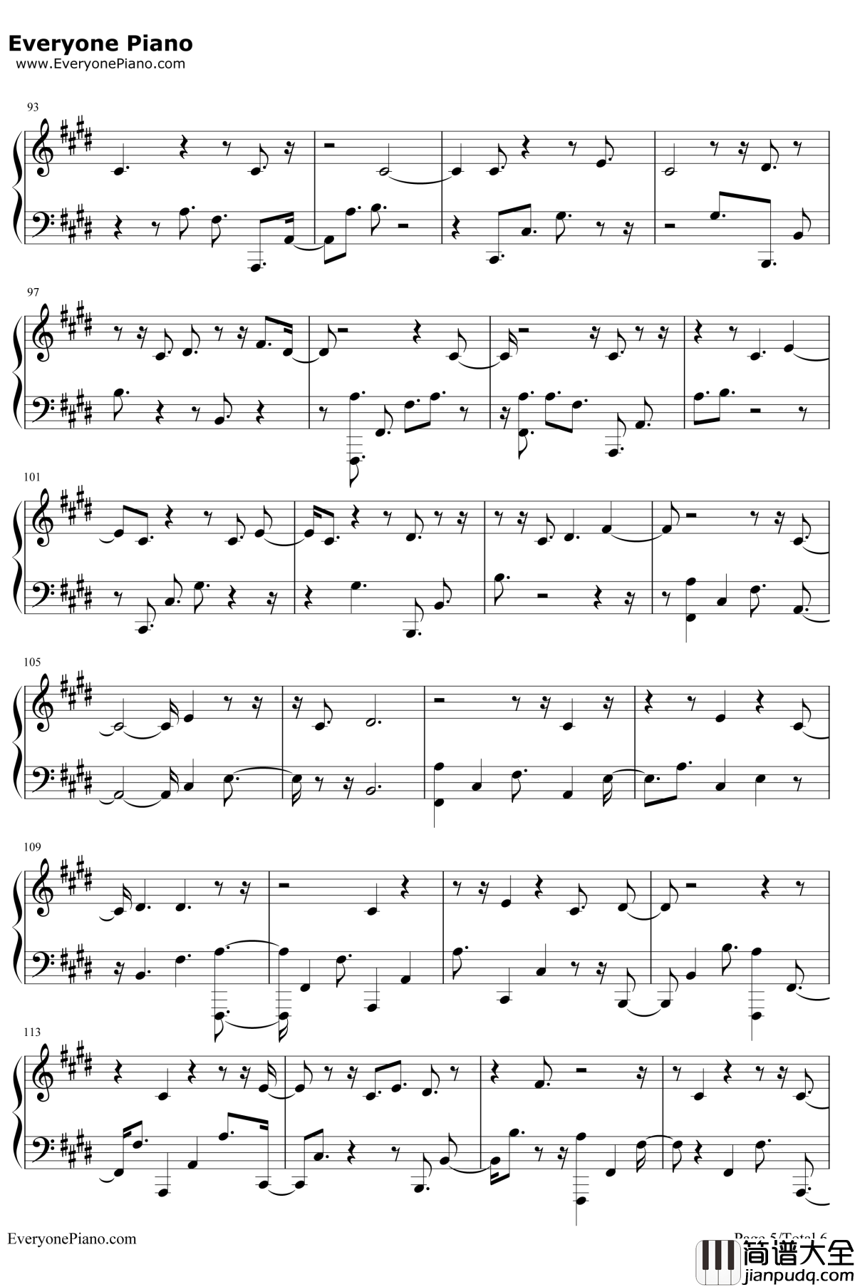 Answerphone钢琴谱_Banx_&_Ranx_/_Ella_Eyre_/_Yxng_Bane