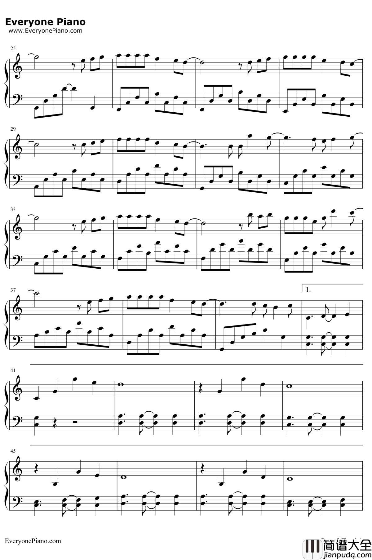 什么歌钢琴谱_五月天