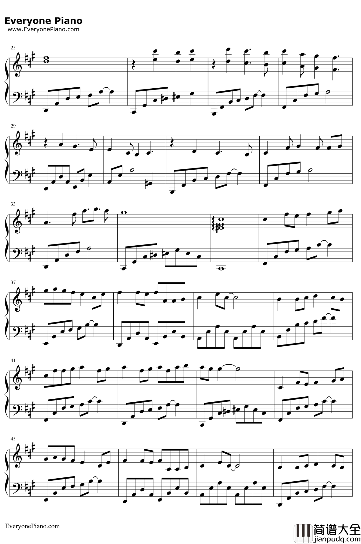 参商钢琴谱_不才_剑网三剧情歌