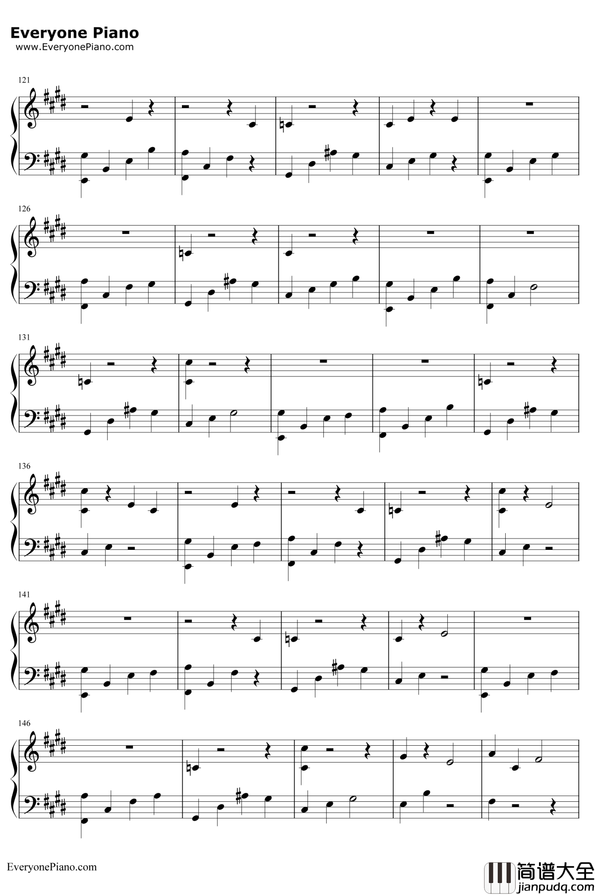 I_Believe钢琴谱_DJ_Khaled_/_Demi_Lovato