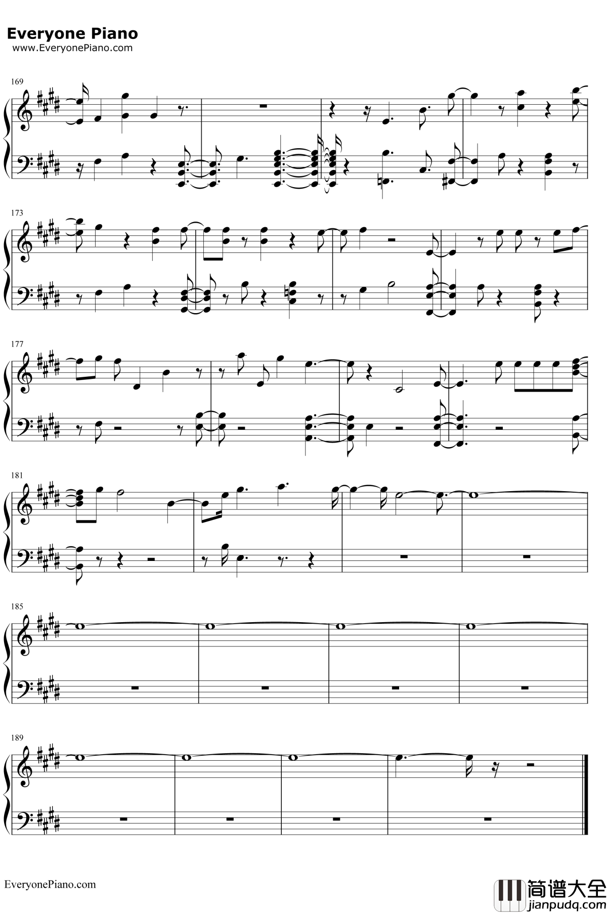 Flower_Road钢琴谱_Big_Bang