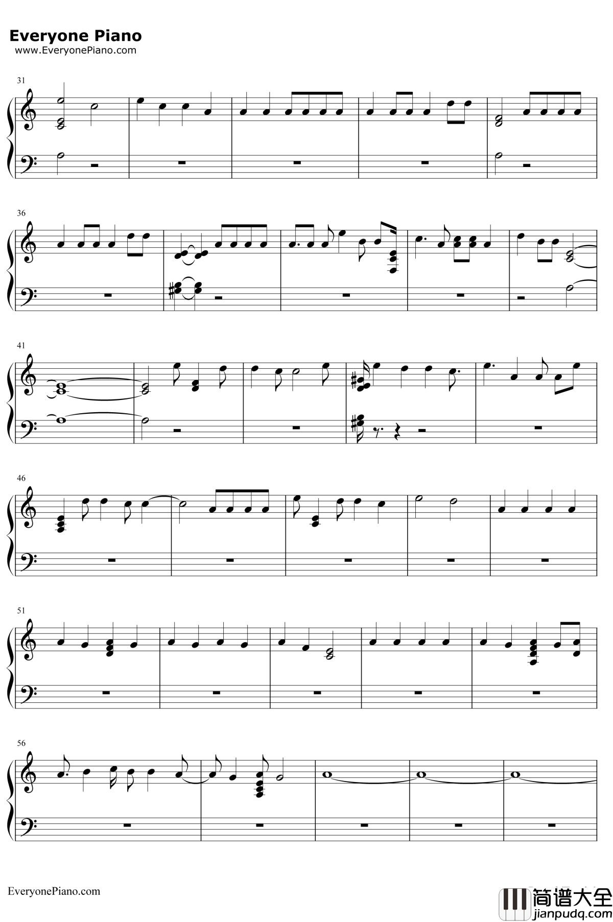 Corazón钢琴谱_Maluma