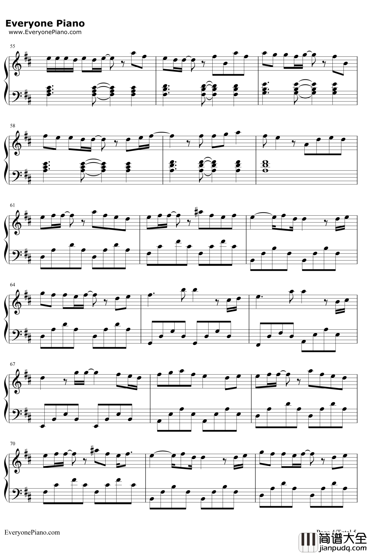 终于爱情钢琴谱_Ella_脱单告急主题曲