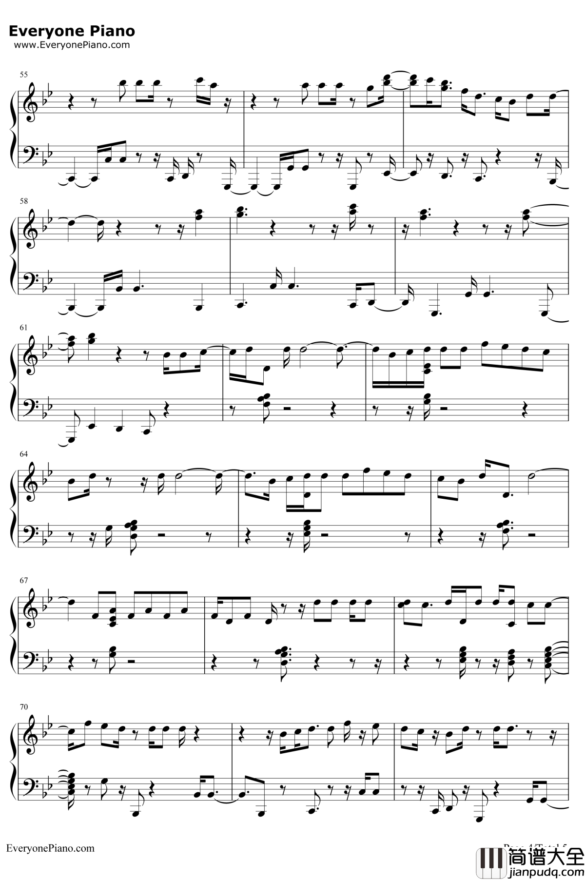 Lost_In_Japan钢琴谱_Shawn_Mendes