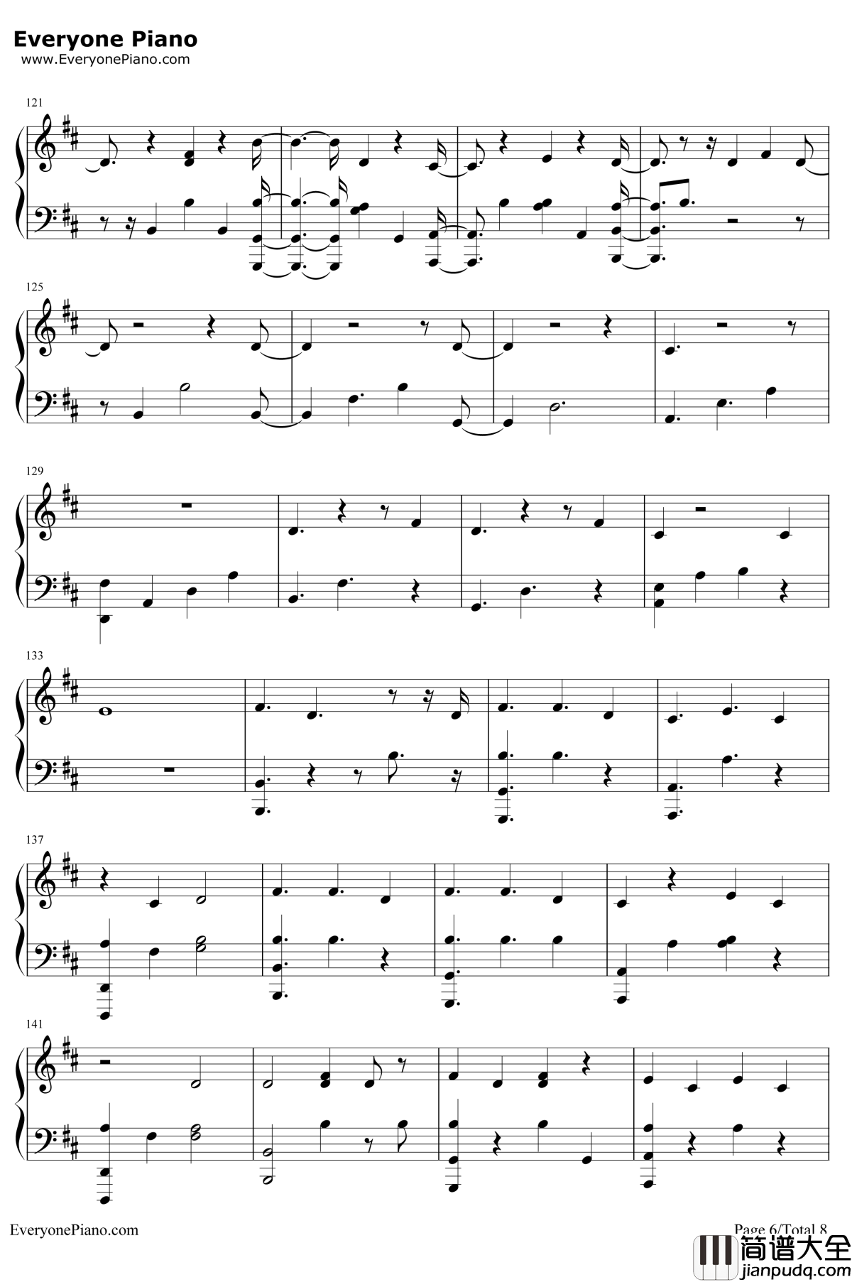 Follow_Your_Fire钢琴谱_Kodaline