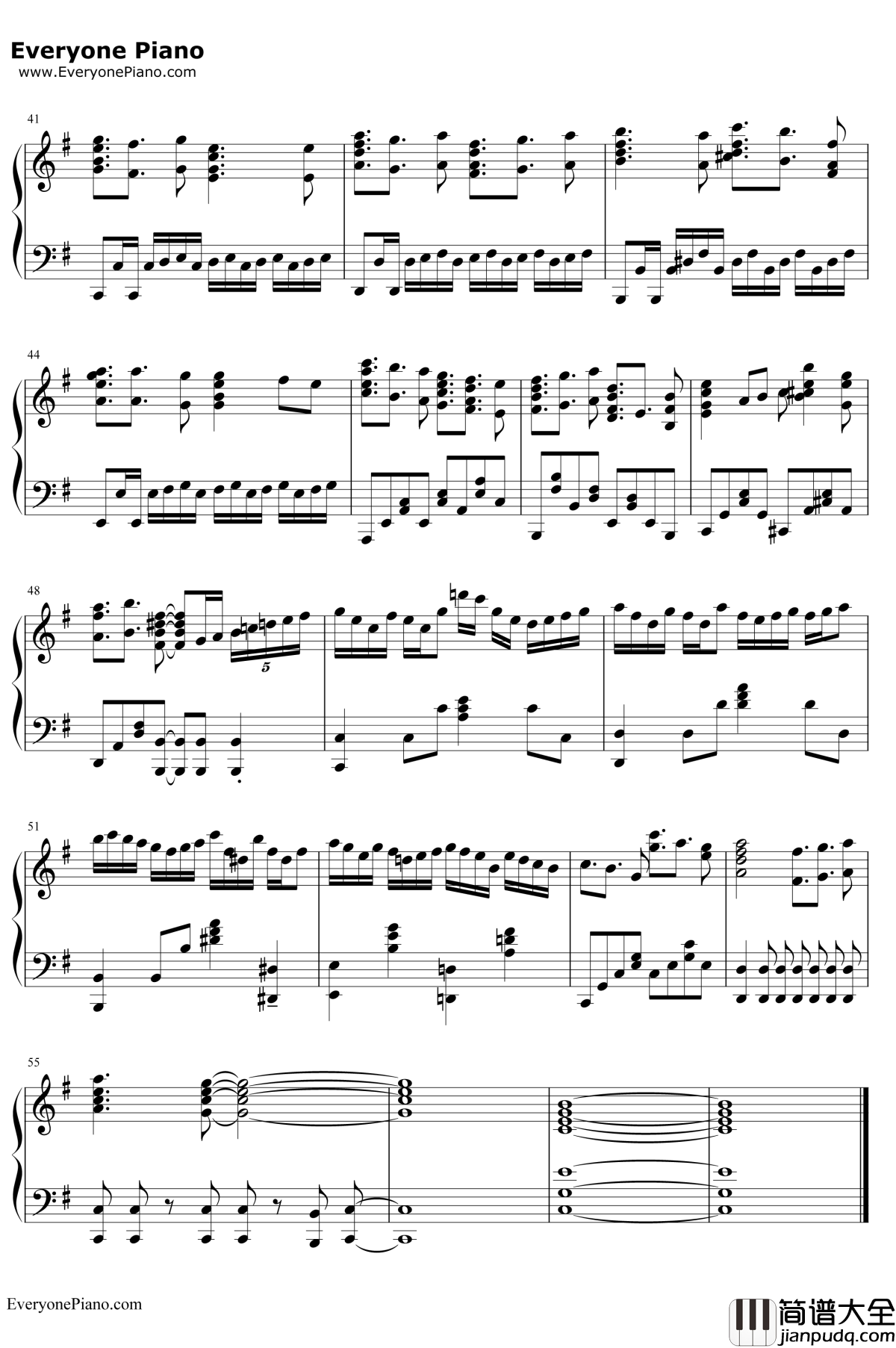 Beautiful_World钢琴谱_XX:me