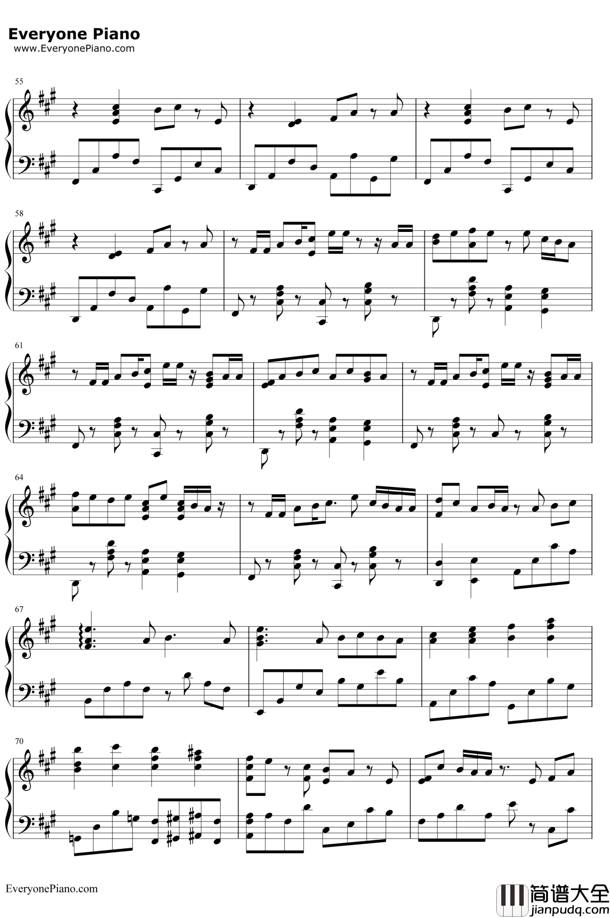 アヤノの幸福理論钢琴谱_Jin