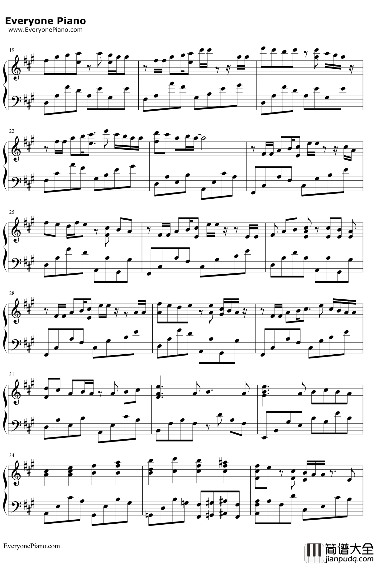 アヤノの幸福理論钢琴谱_Jin