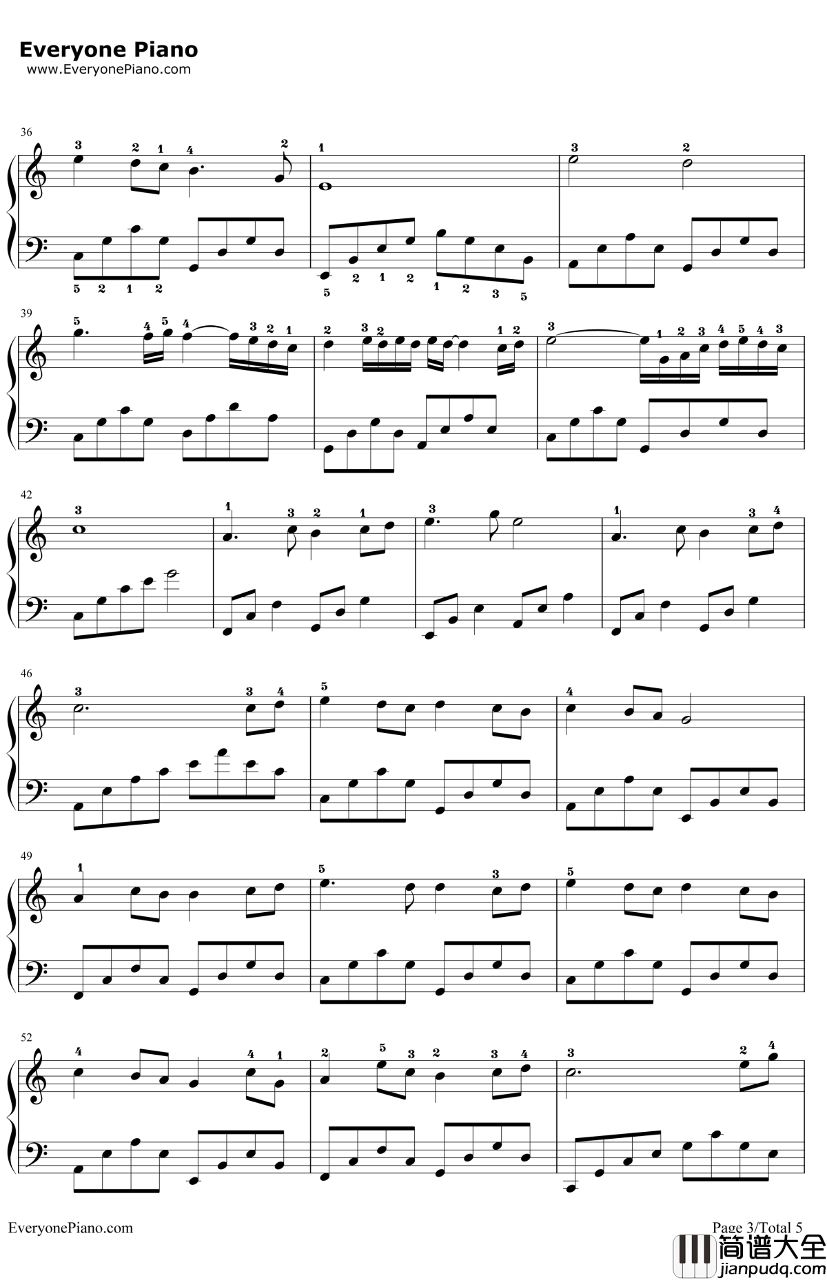 星月神话钢琴谱_金莎_神话插曲