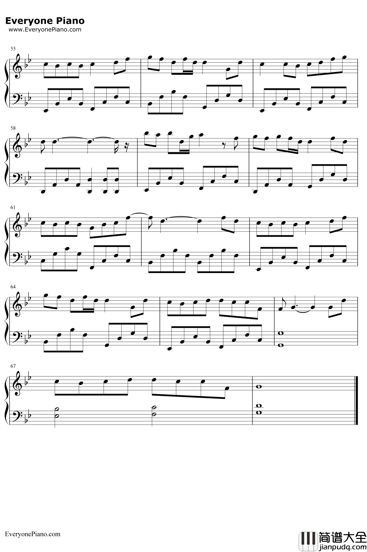 回忆总想哭钢琴谱_南宫嘉骏/姜玉阳