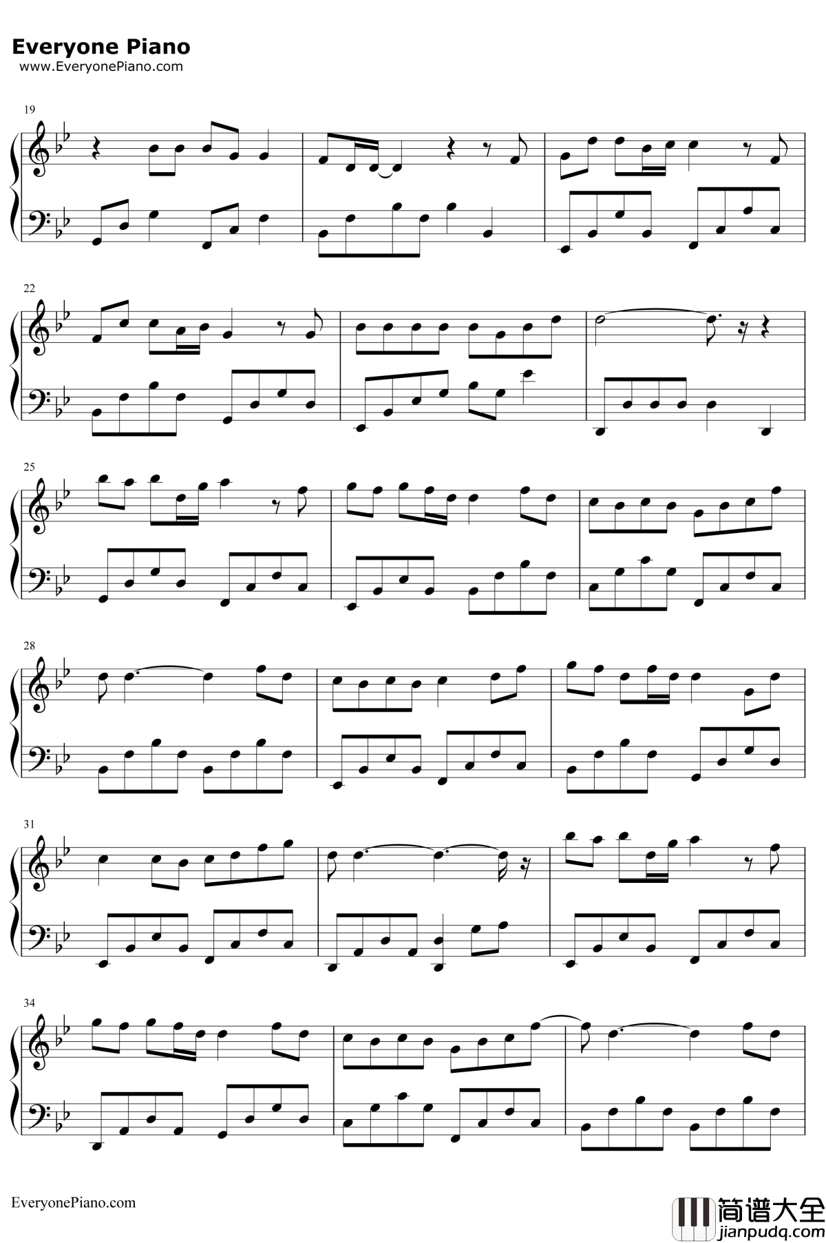 回忆总想哭钢琴谱_南宫嘉骏/姜玉阳