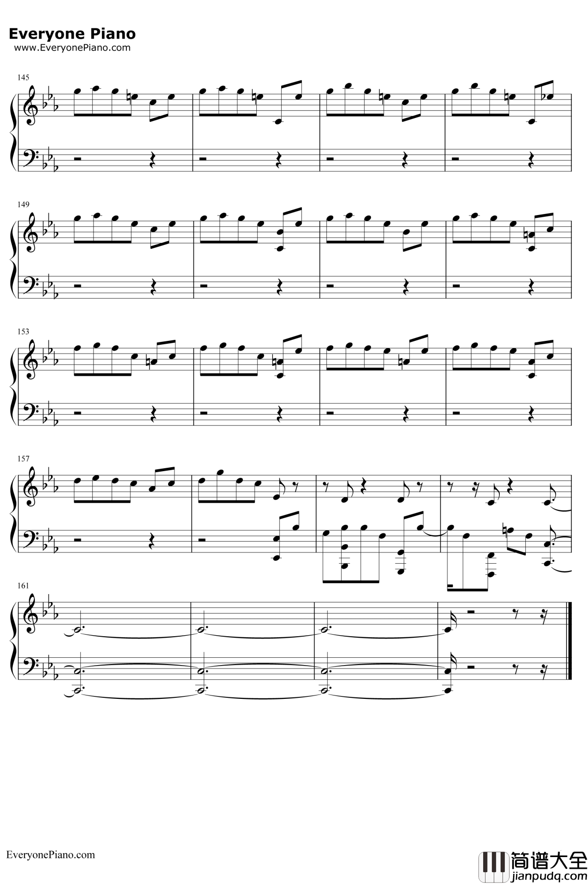 One_Strange_Rock钢琴谱_Zedd