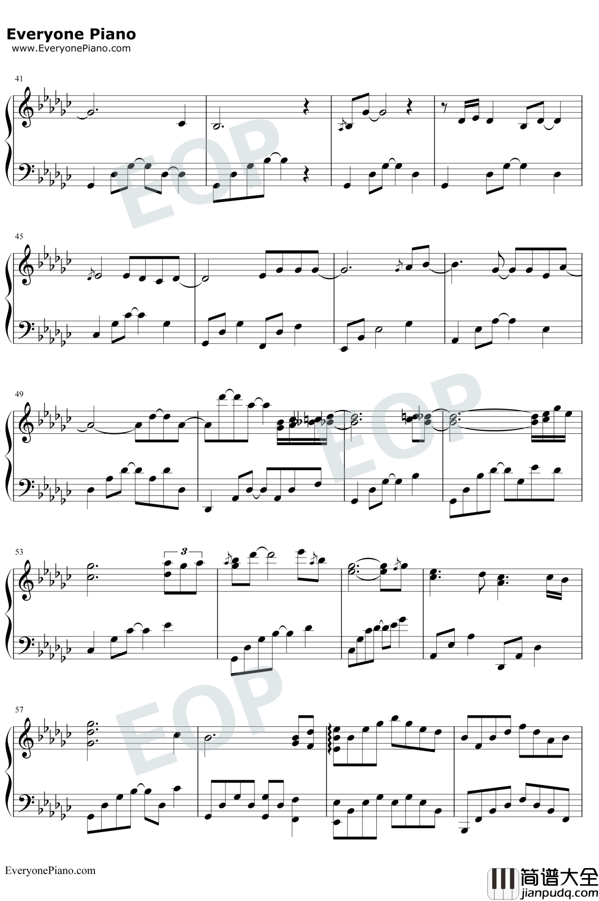 再见钢琴谱_王俊凯