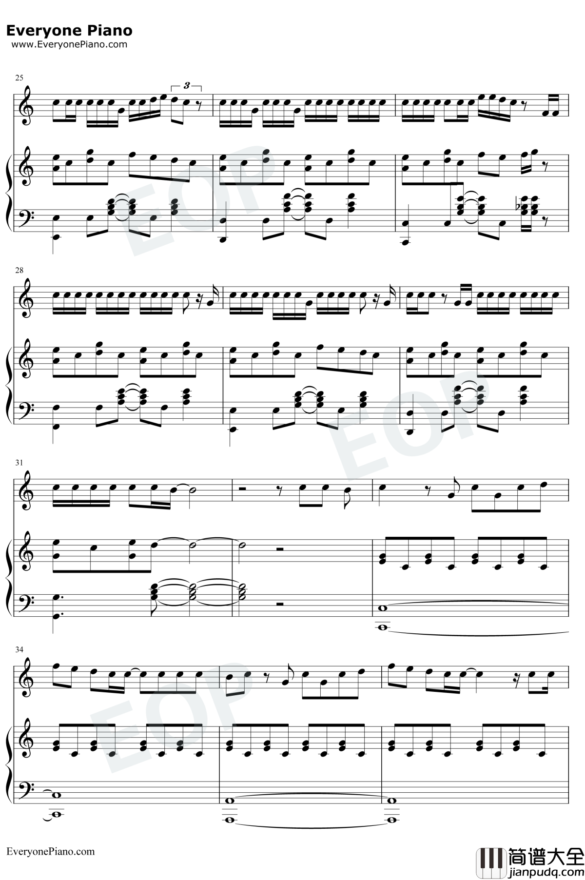 花钢琴谱_片寄凉太/数原龙友