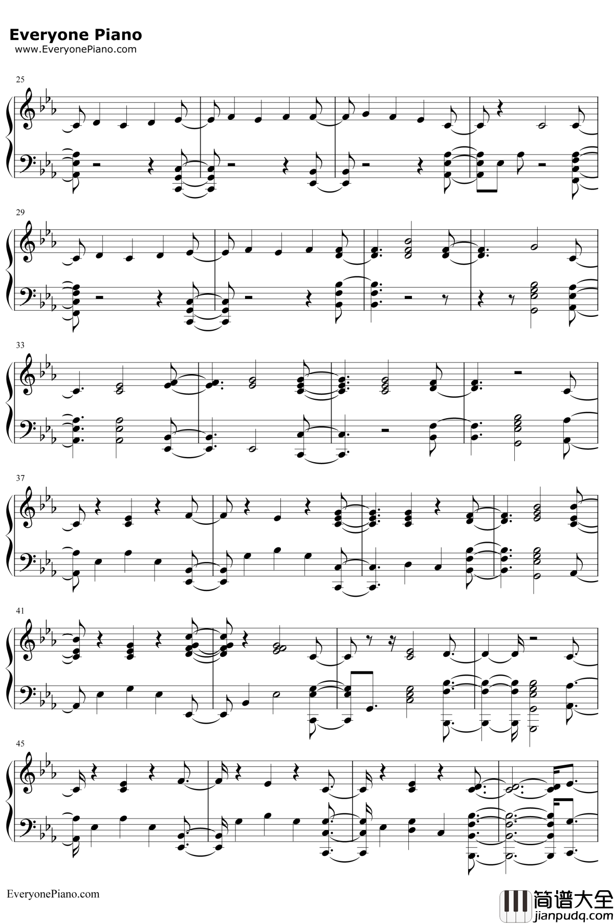 Ashes钢琴谱_Céline_Dion