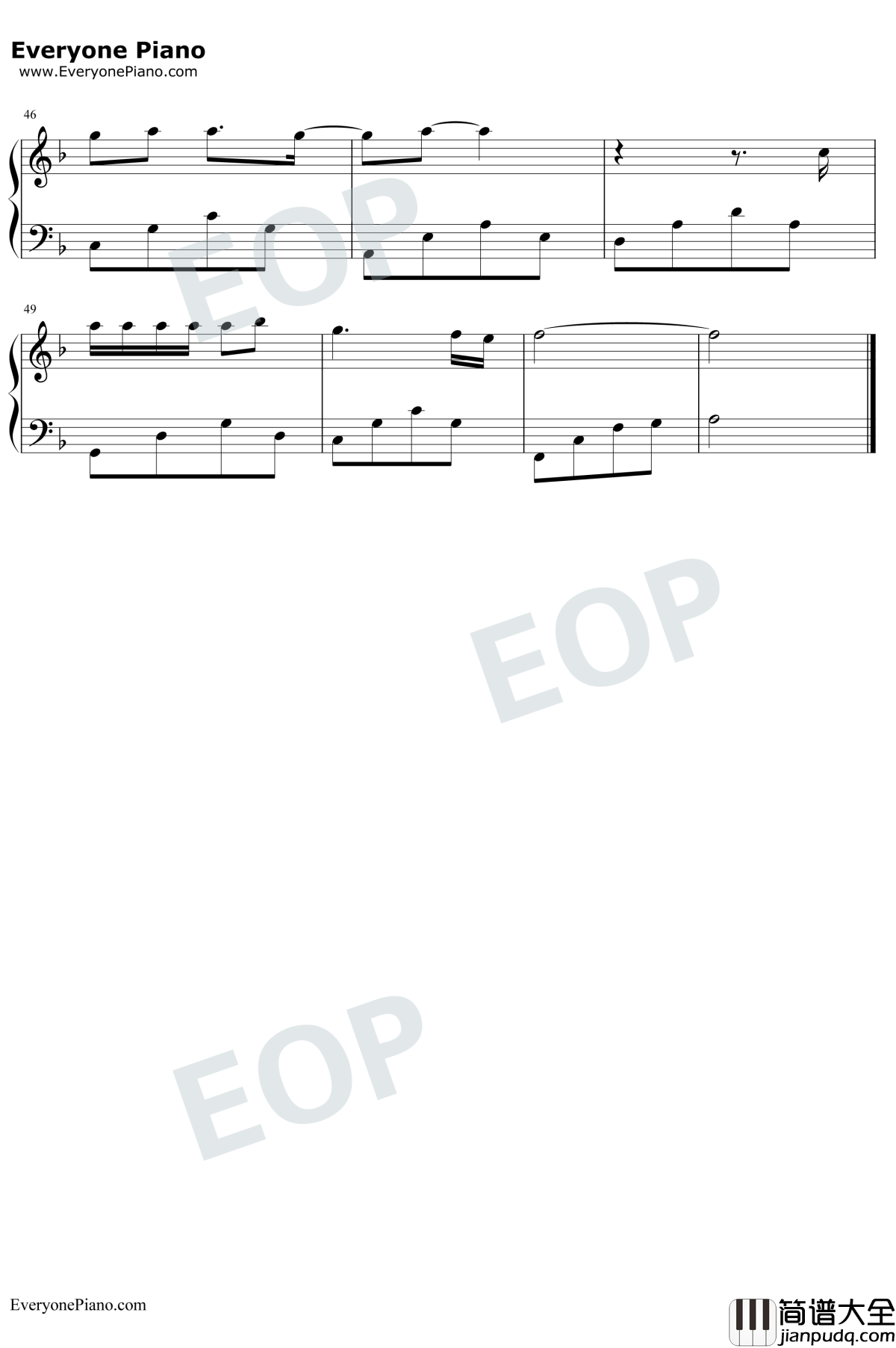 输了你赢了世界又如何钢琴谱_黄丽玲