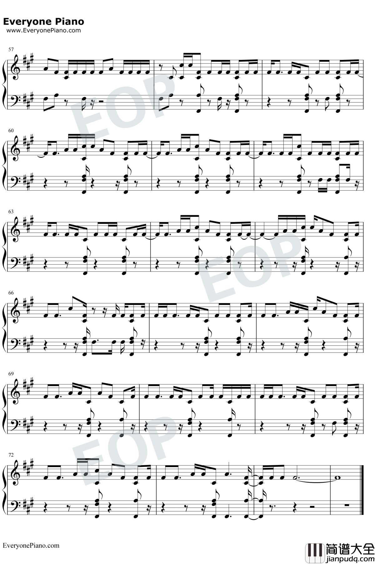 Barbie_Tingz钢琴谱_Nicki_Minaj