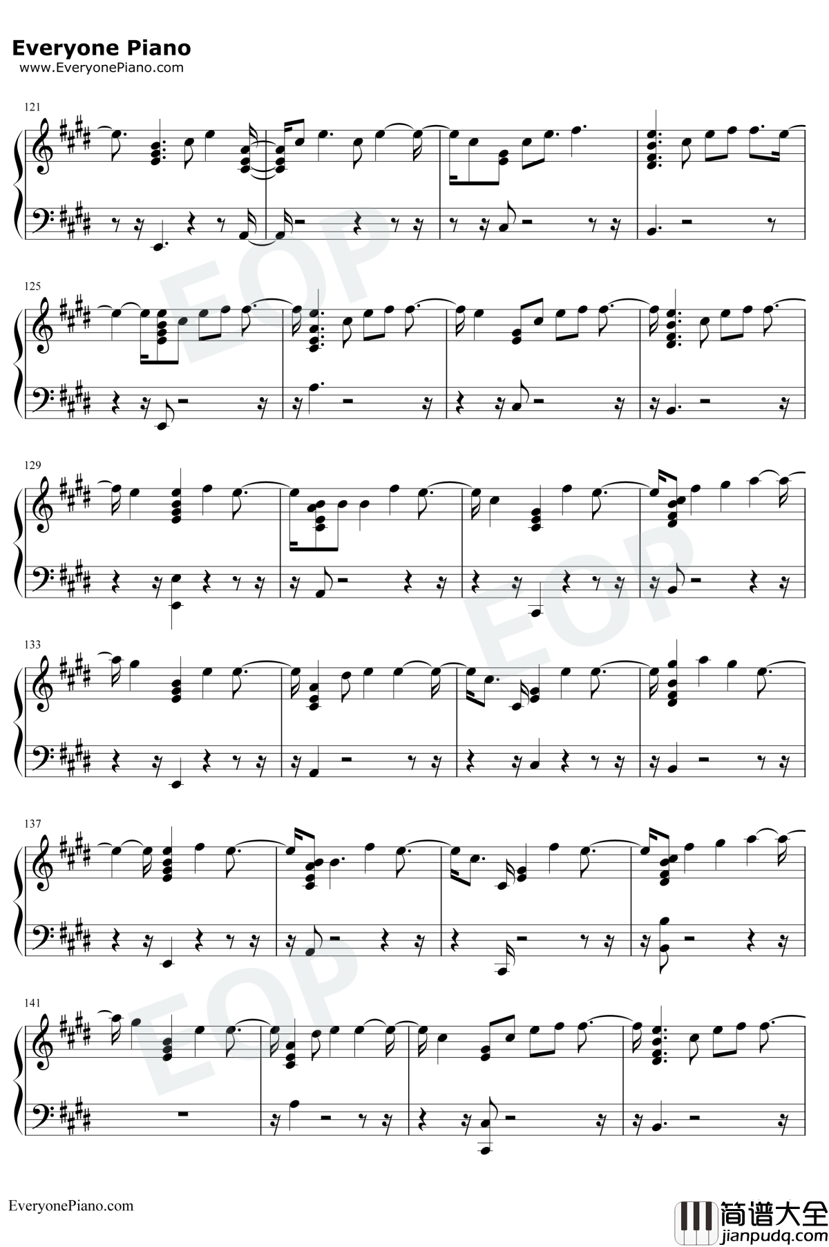 Babe钢琴谱_Sugarland_/_Taylor_Swift