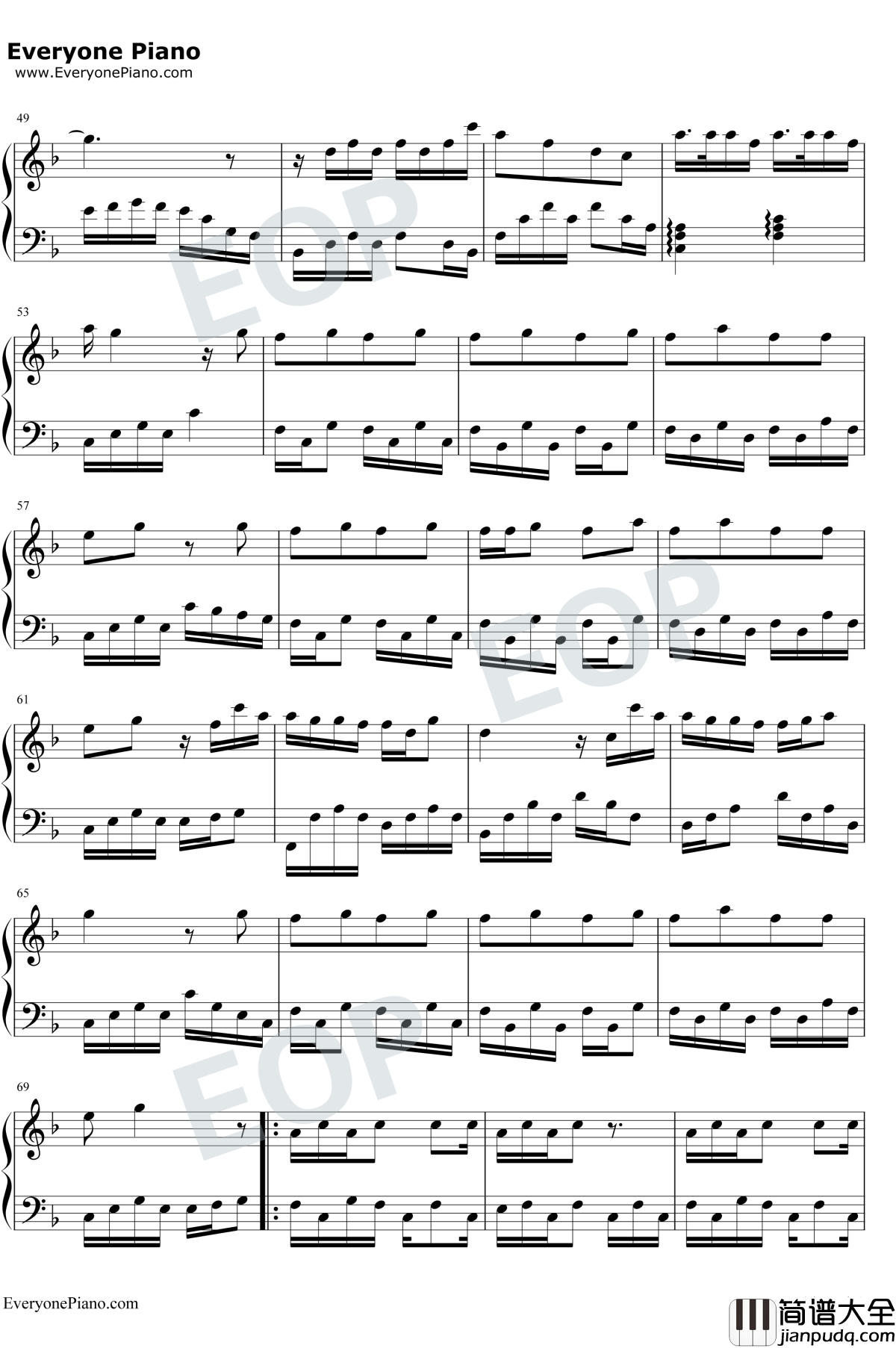 Can't_Stop_Love钢琴谱_Darin