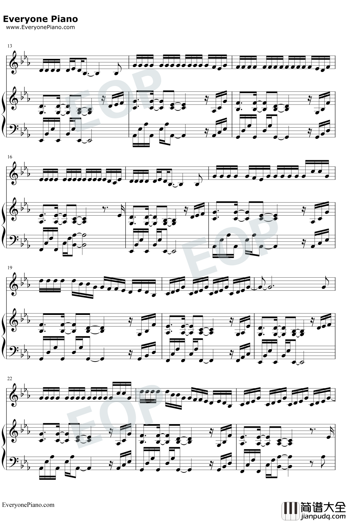 气球钢琴谱_许哲佩