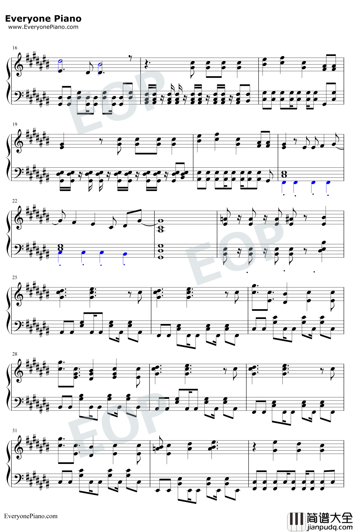 go_forward钢琴谱_KIMERU