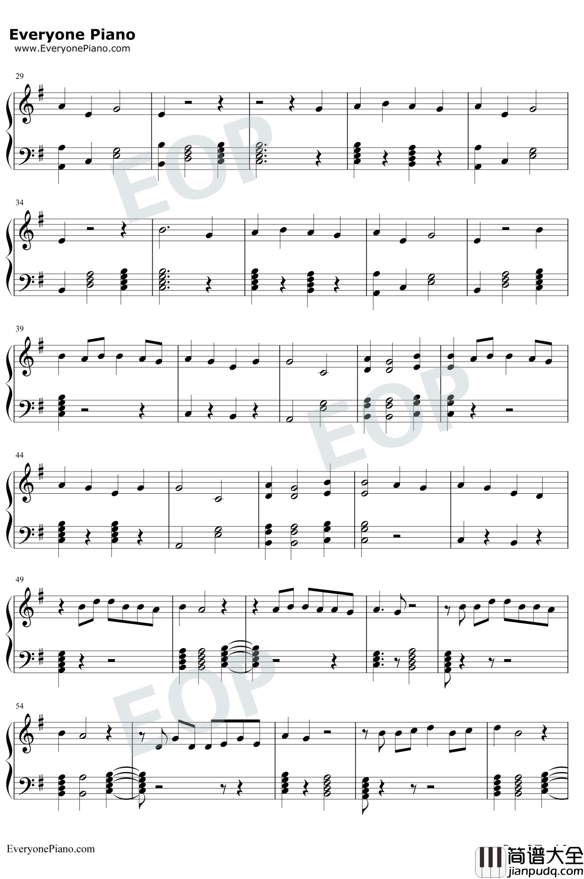 Where_Were_You_in_the_Morning钢琴谱_Shawn_Mendes