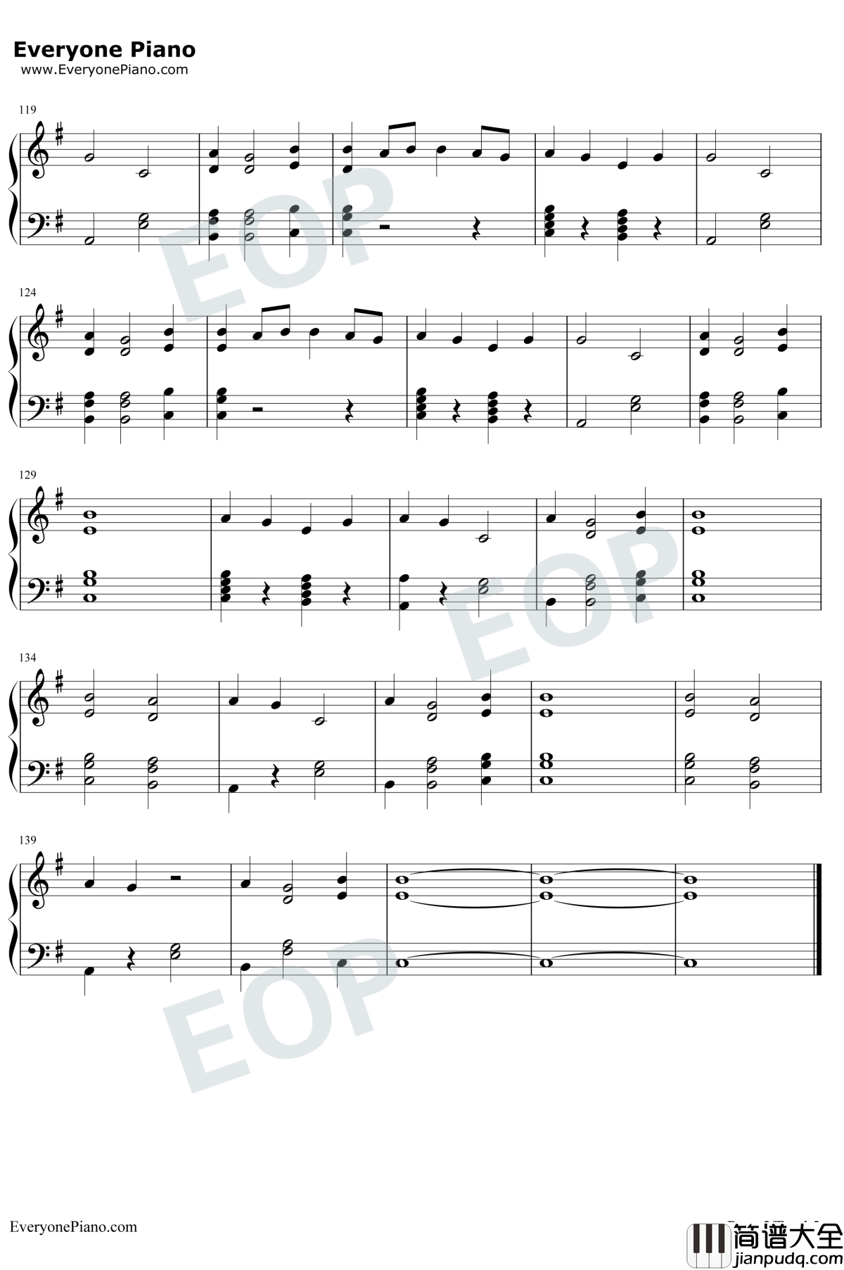 Where_Were_You_in_the_Morning钢琴谱_Shawn_Mendes