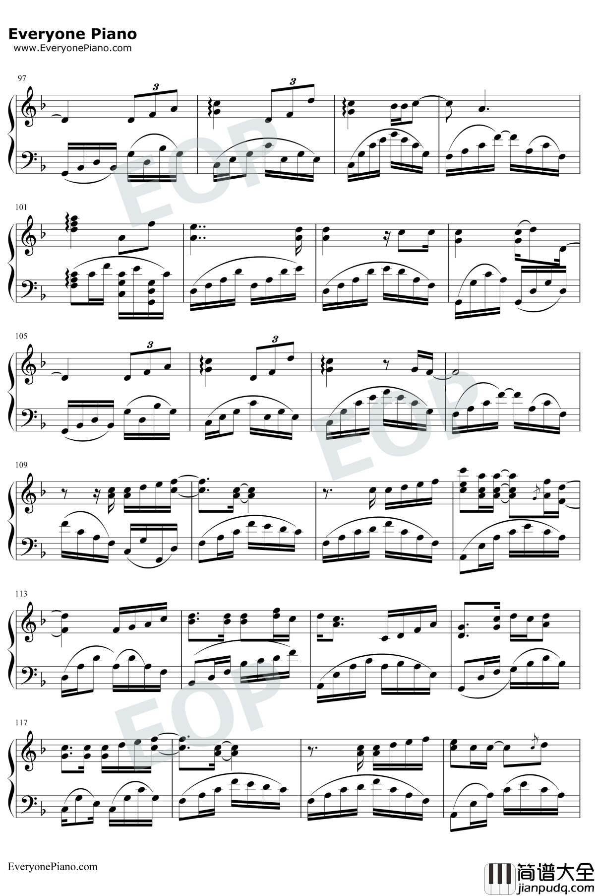 还剩下什么钢琴谱_羽泉/苏慧伦