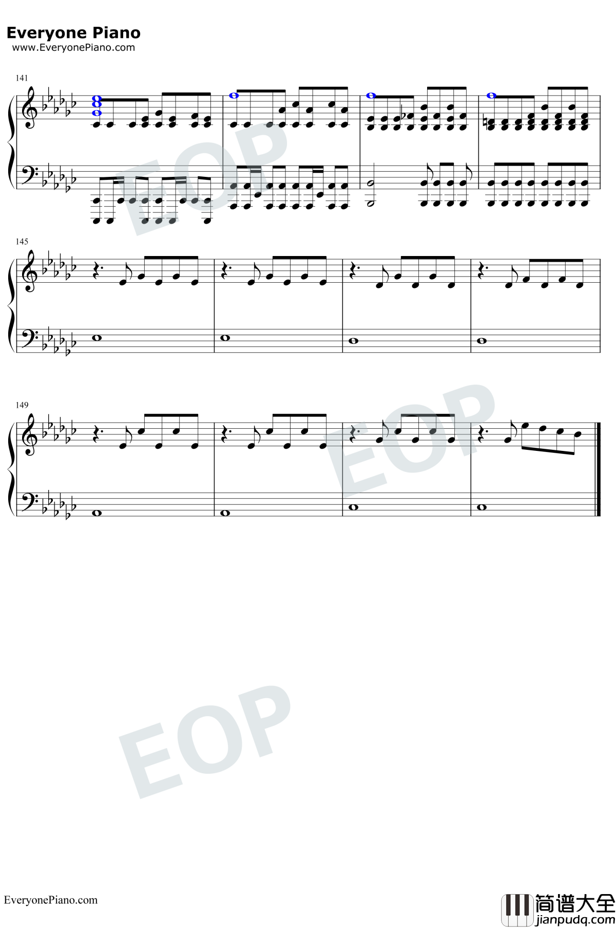 Victory钢琴谱_Two_Steps_From_Hell_完整版