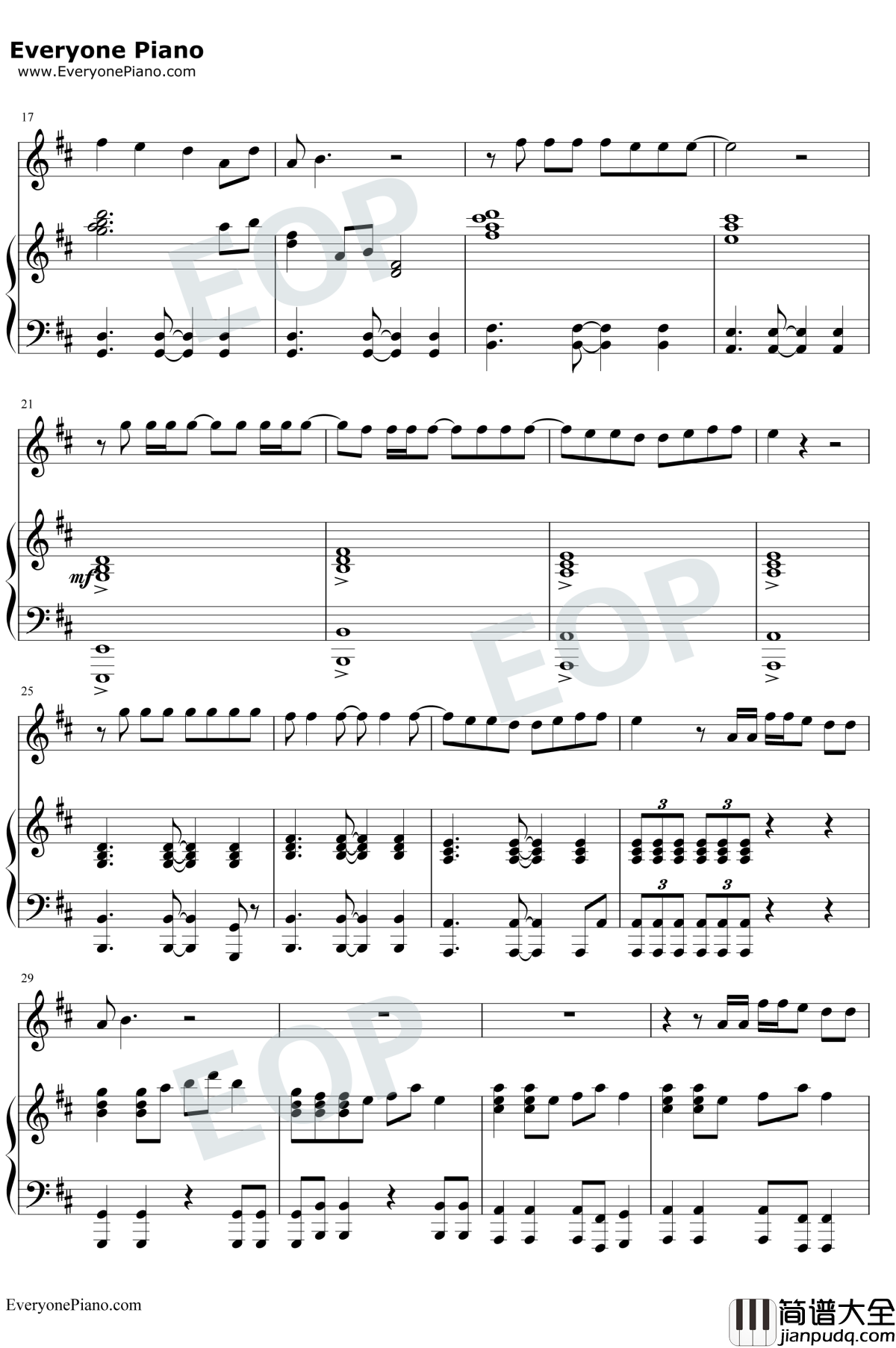 Middle_of_the_Night钢琴谱_The_Vamps_/_Martin_Jensen