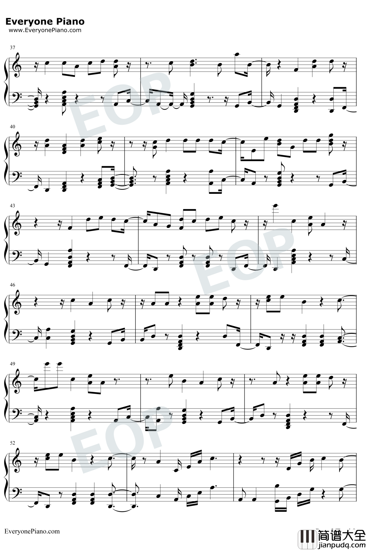 Bishops_Knife_Trick钢琴谱_Fall_Out_Boy