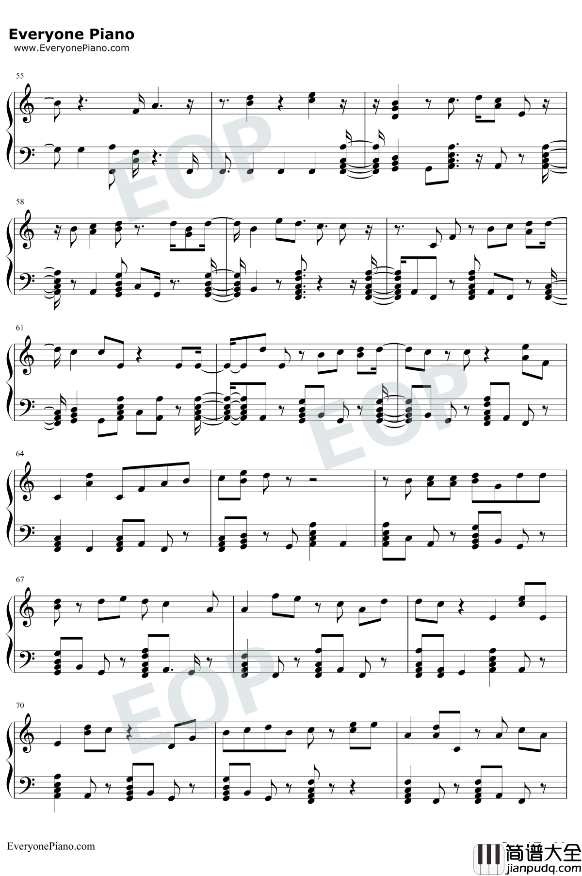 Bishops_Knife_Trick钢琴谱_Fall_Out_Boy