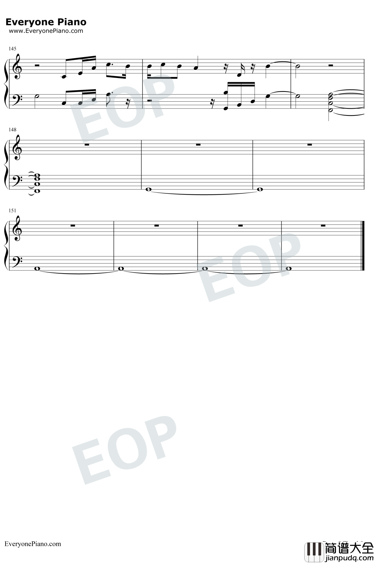 Bishops_Knife_Trick钢琴谱_Fall_Out_Boy