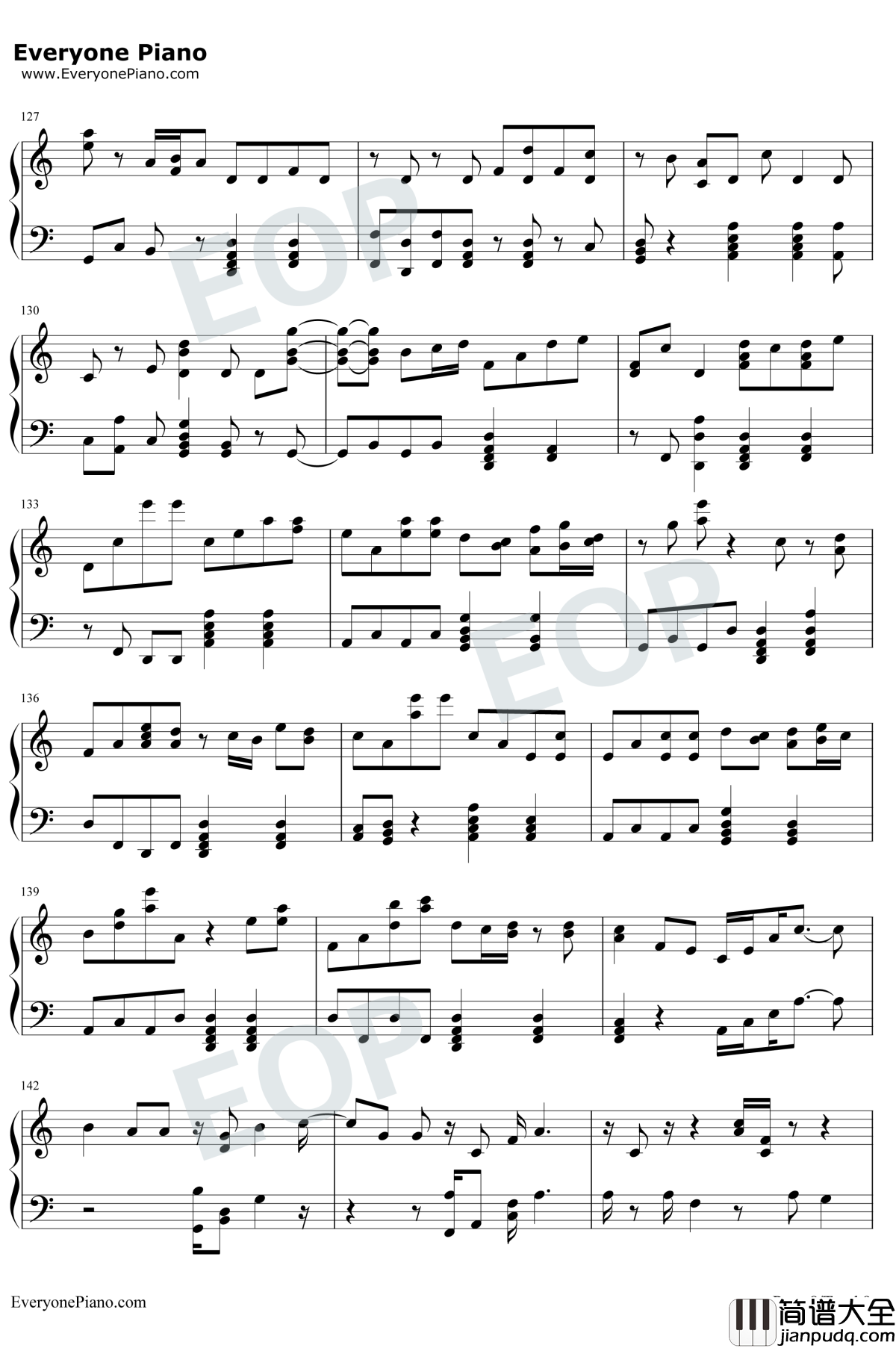 Bishops_Knife_Trick钢琴谱_Fall_Out_Boy