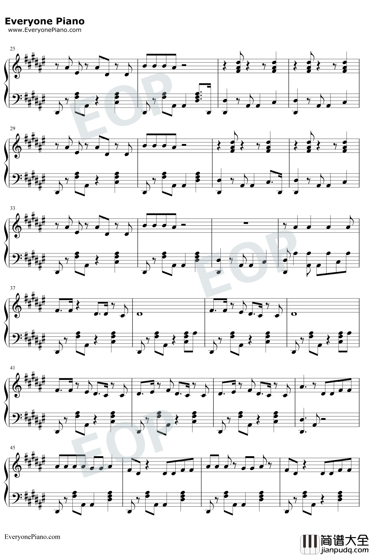 Sangria_Wine钢琴谱_Pharrell_Williams_/_Camila_Cabello