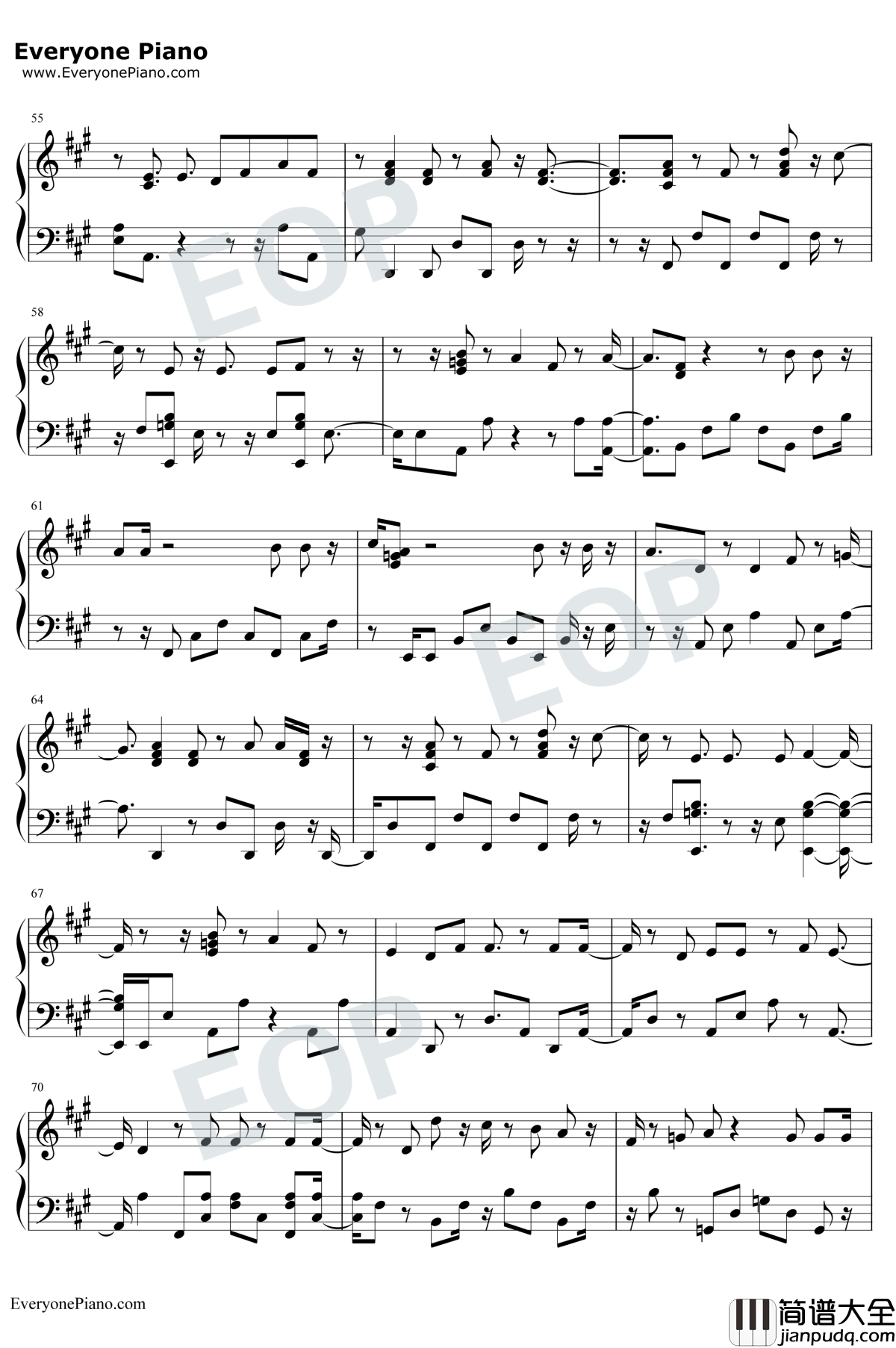 Wake_Me_Up钢琴谱_TWICE