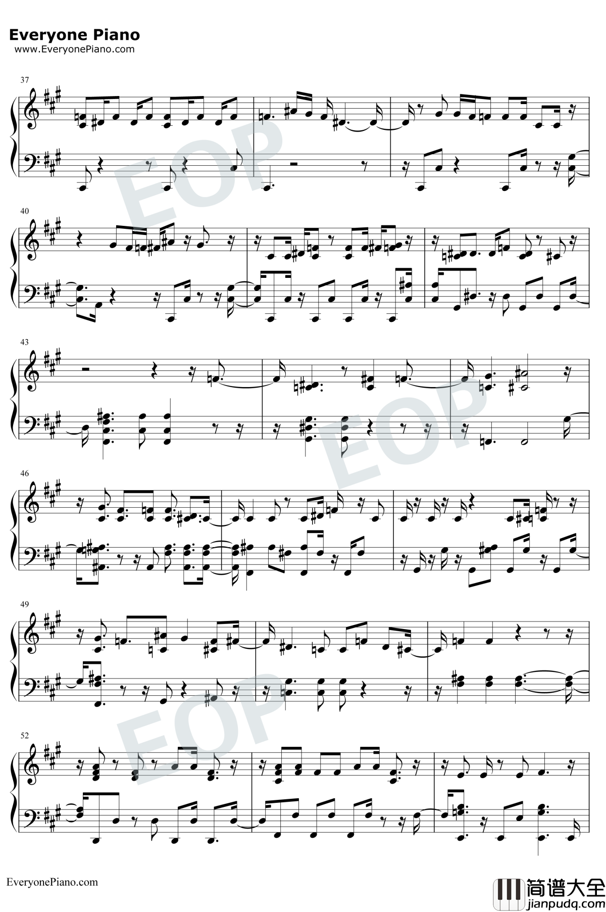 Wake_Me_Up钢琴谱_TWICE