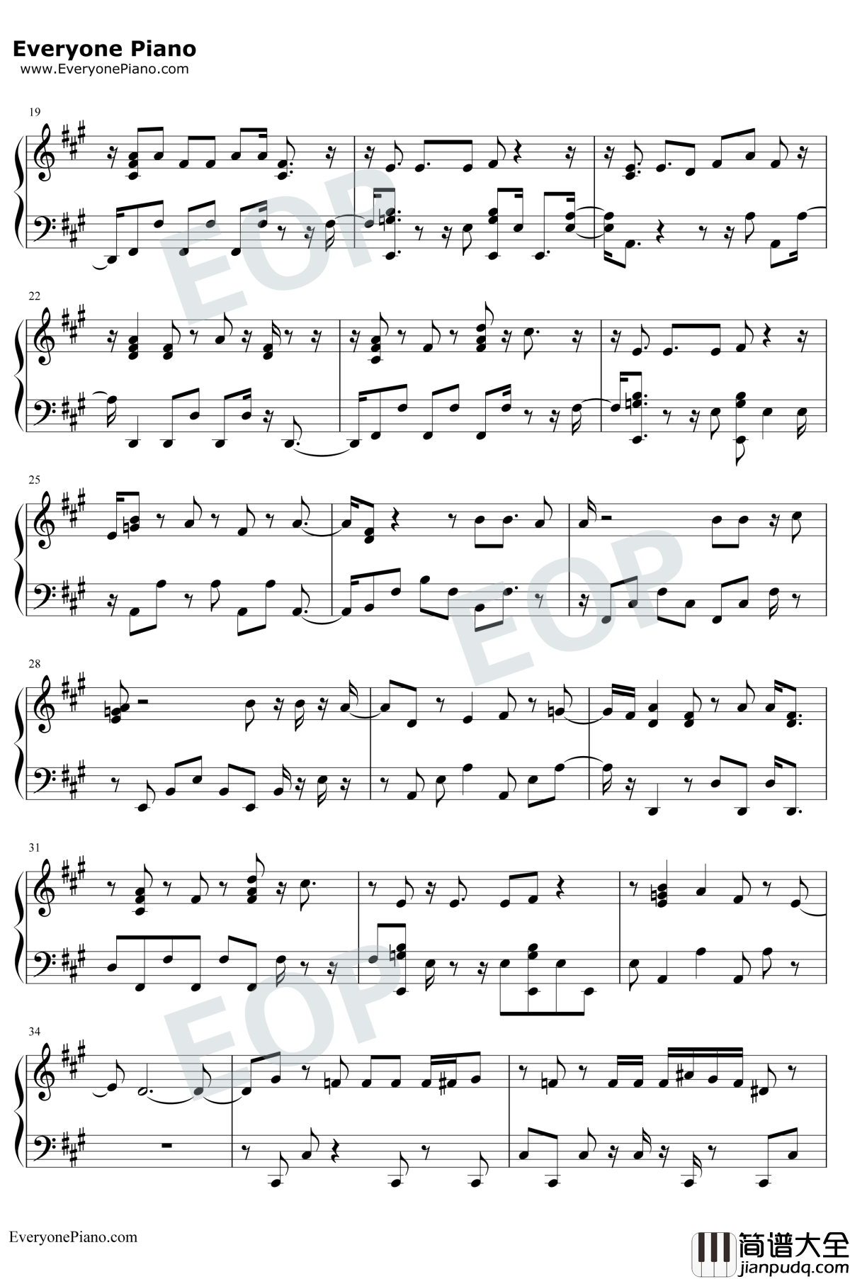 Wake_Me_Up钢琴谱_TWICE