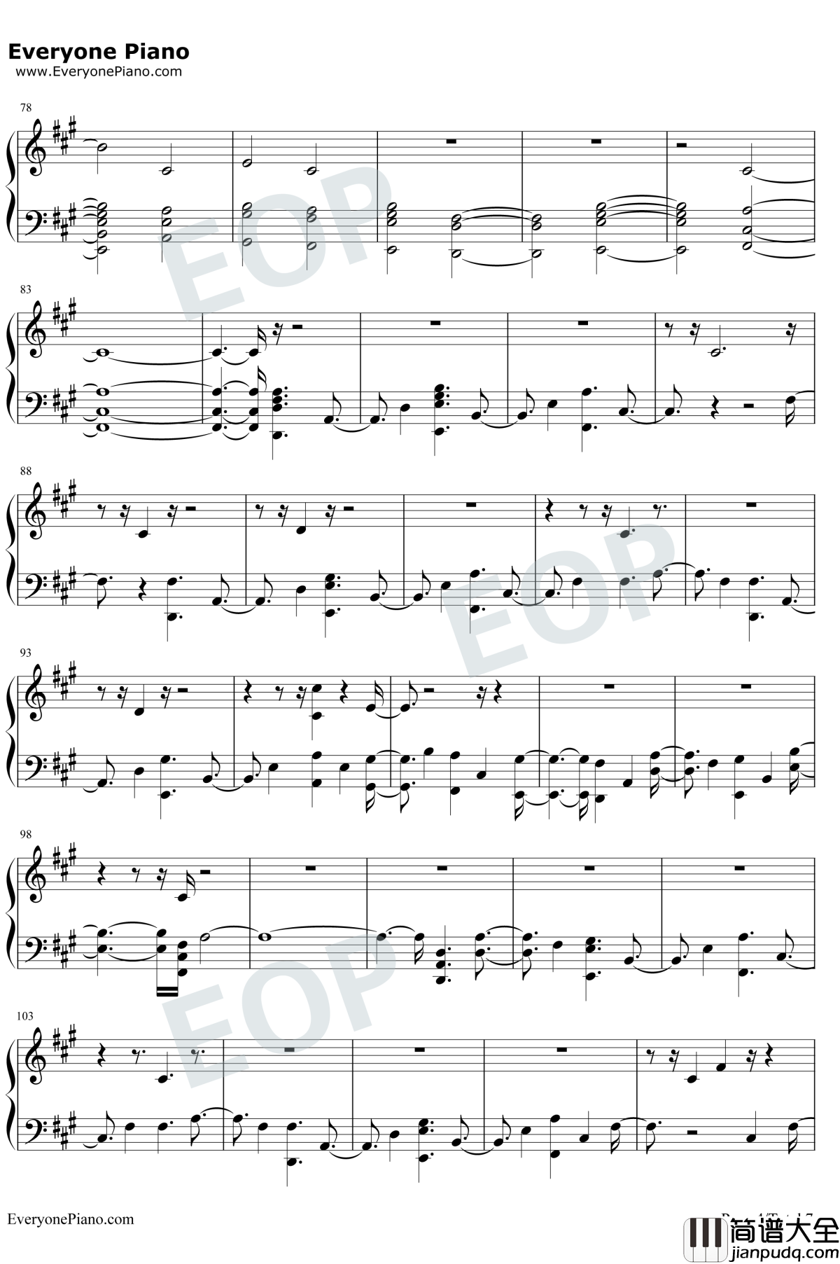 You_Deserve_Better钢琴谱_James_Arthur