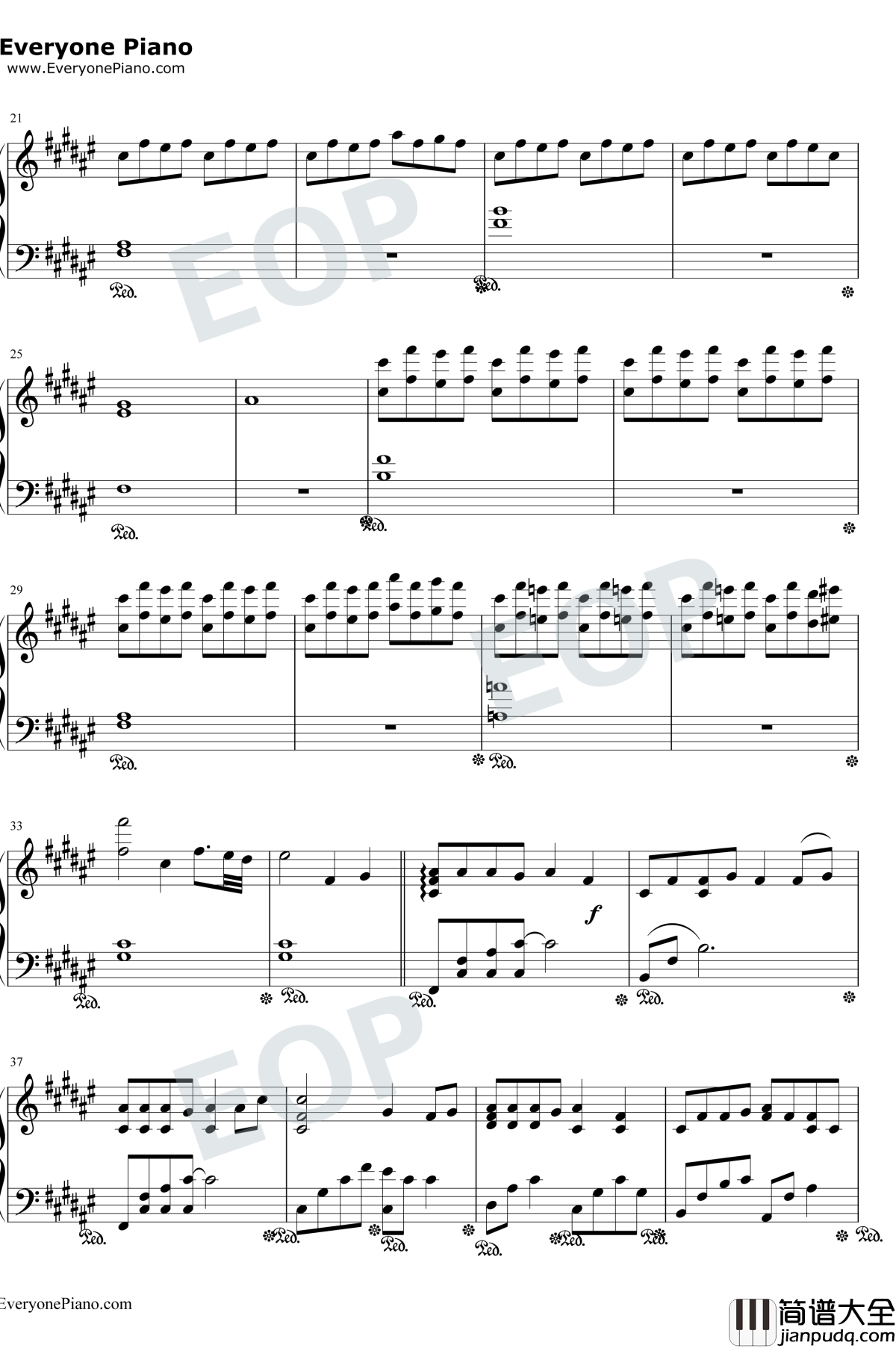 いつかのひかり钢琴谱_霜月はるか