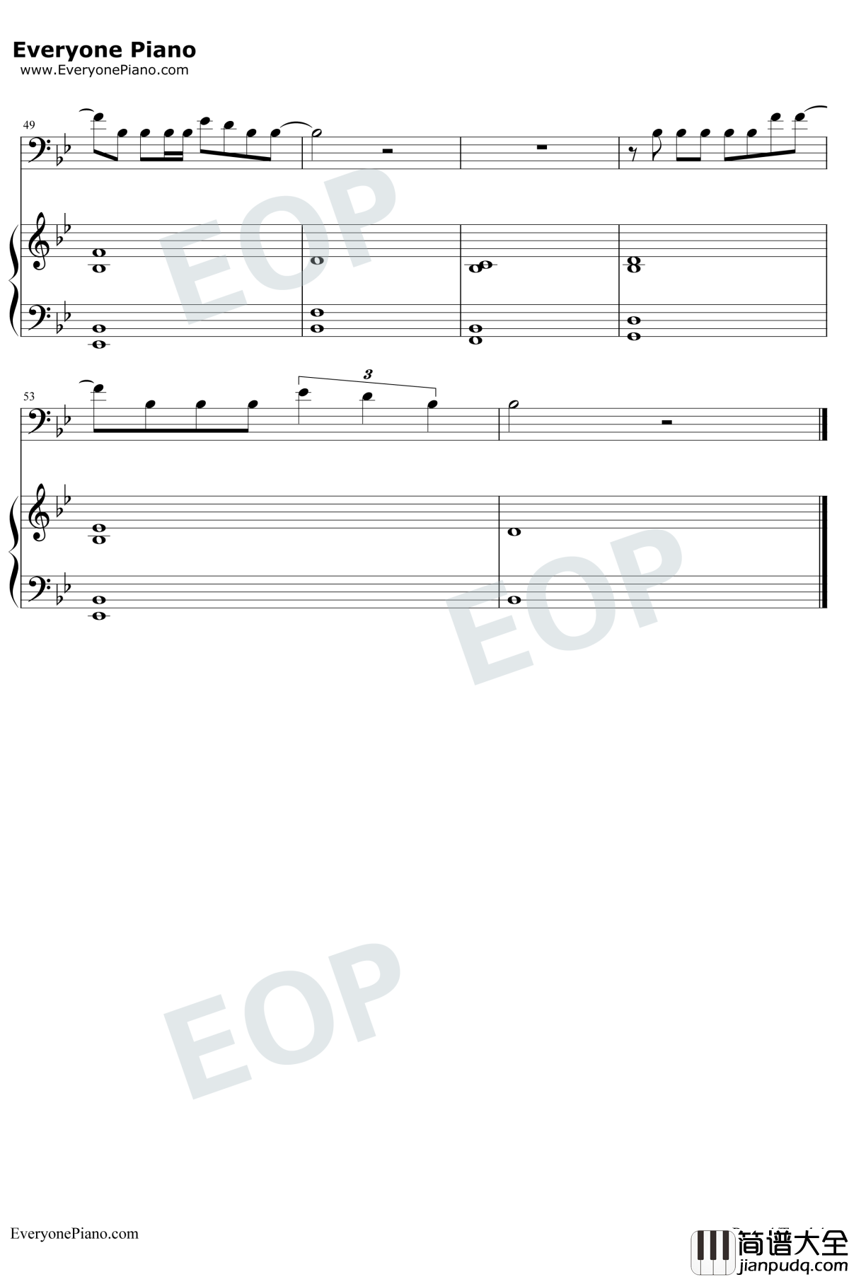 When_We're_Old钢琴谱_Ieva_Zasimauskaitè